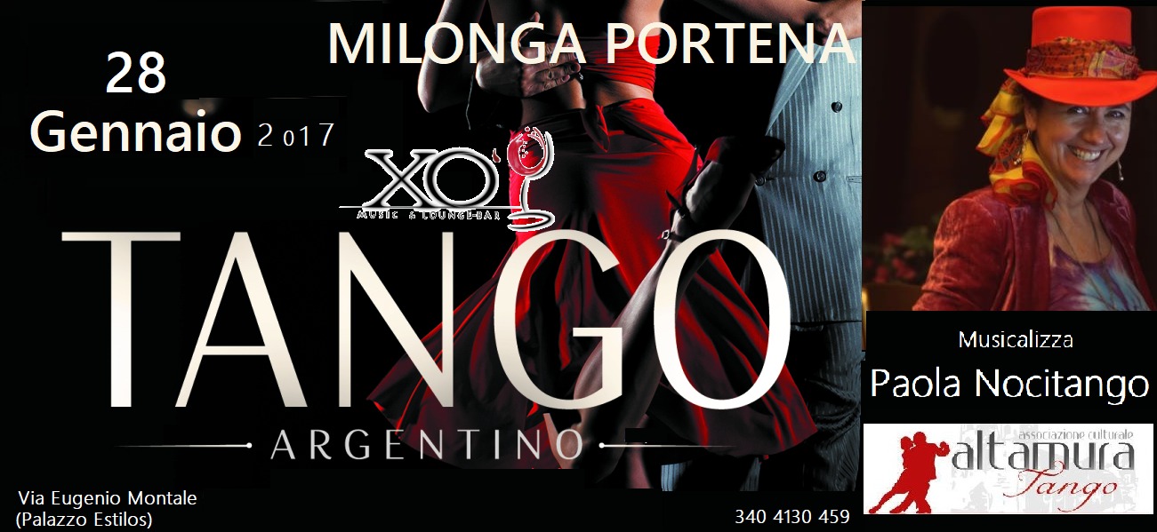 Milonga Portena Sabato 28 Gennaio