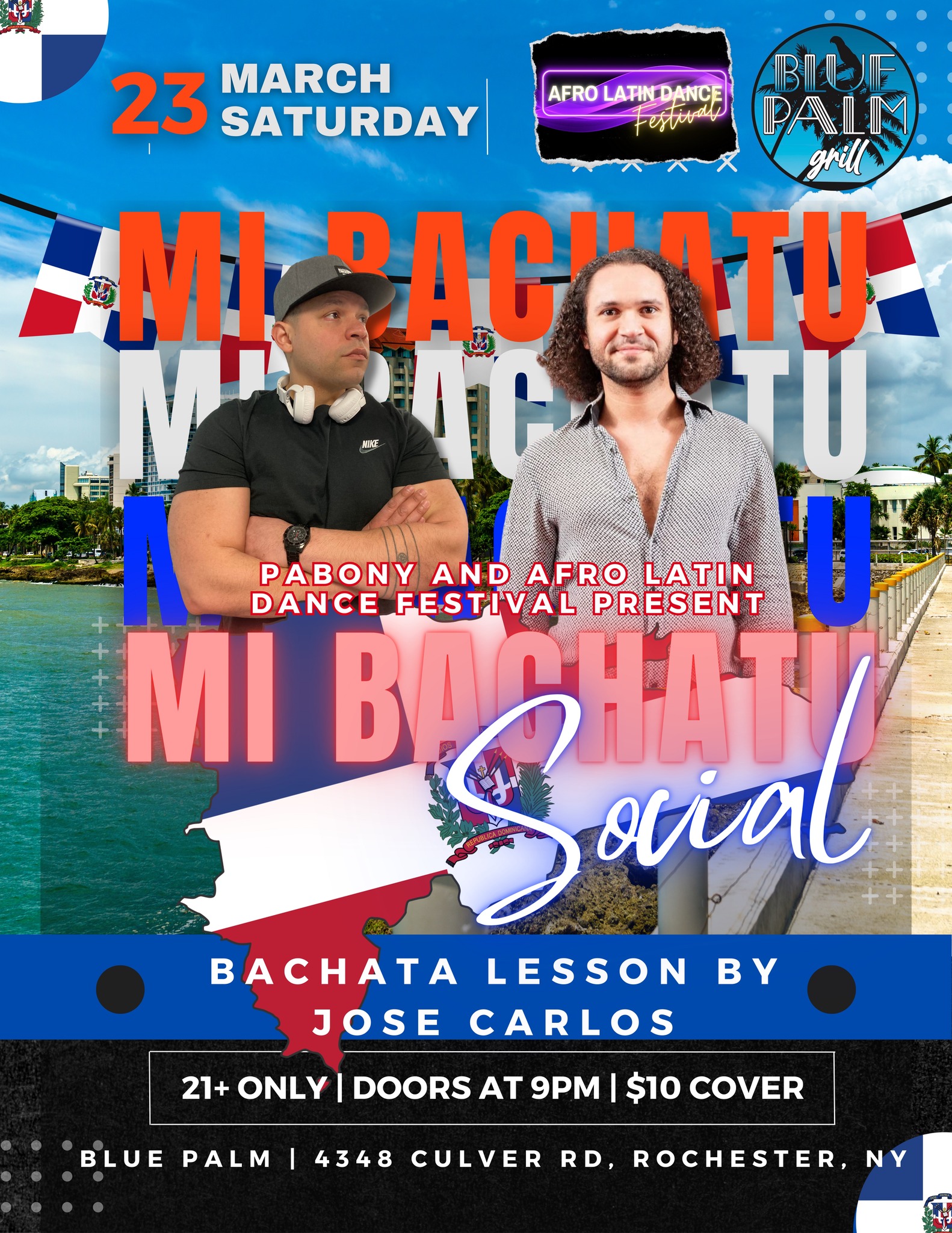 Mi Bachatú Social March 23rd Blue Palm