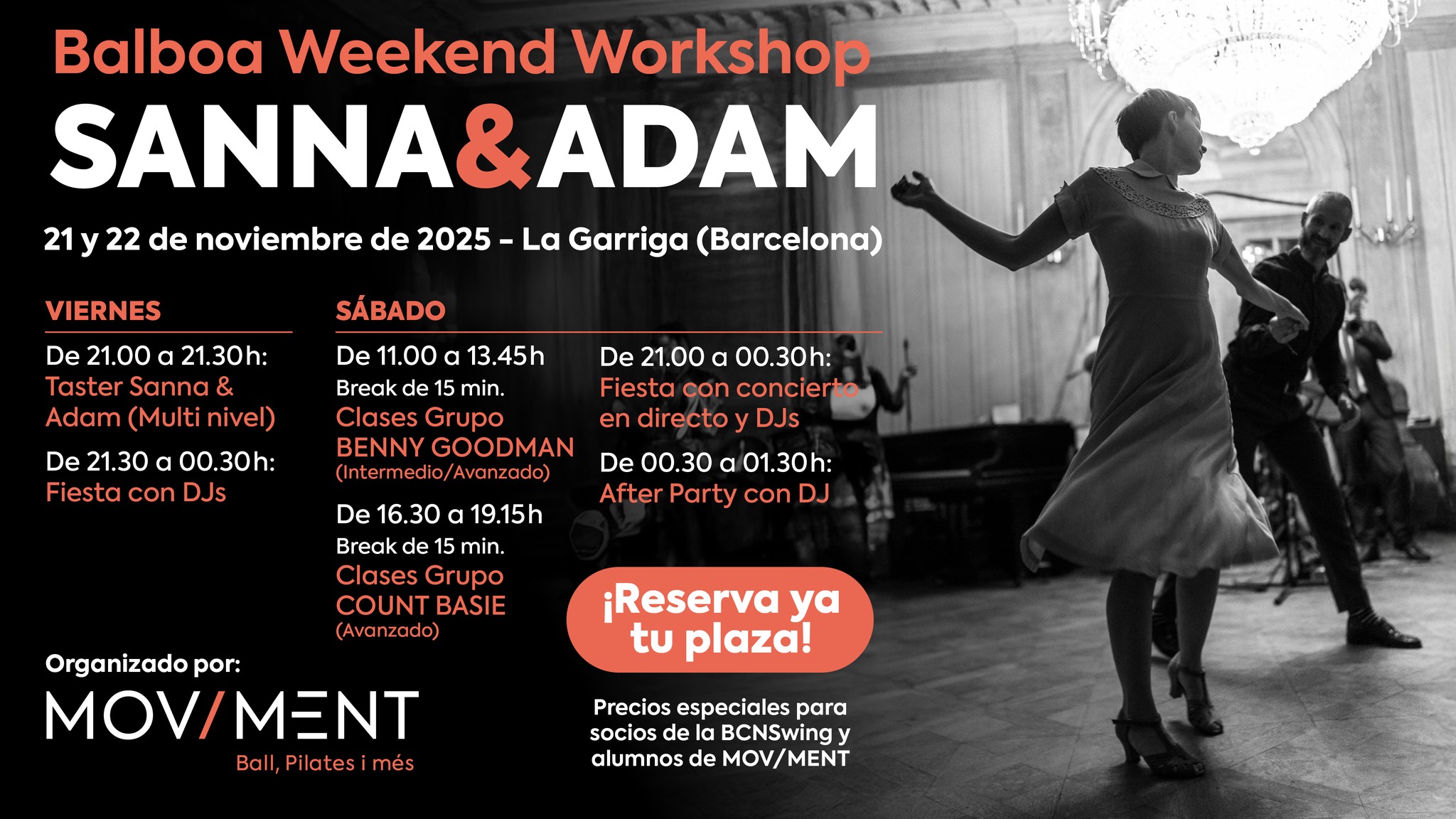 Balboa Weekend Workshop with Sanna & Adam