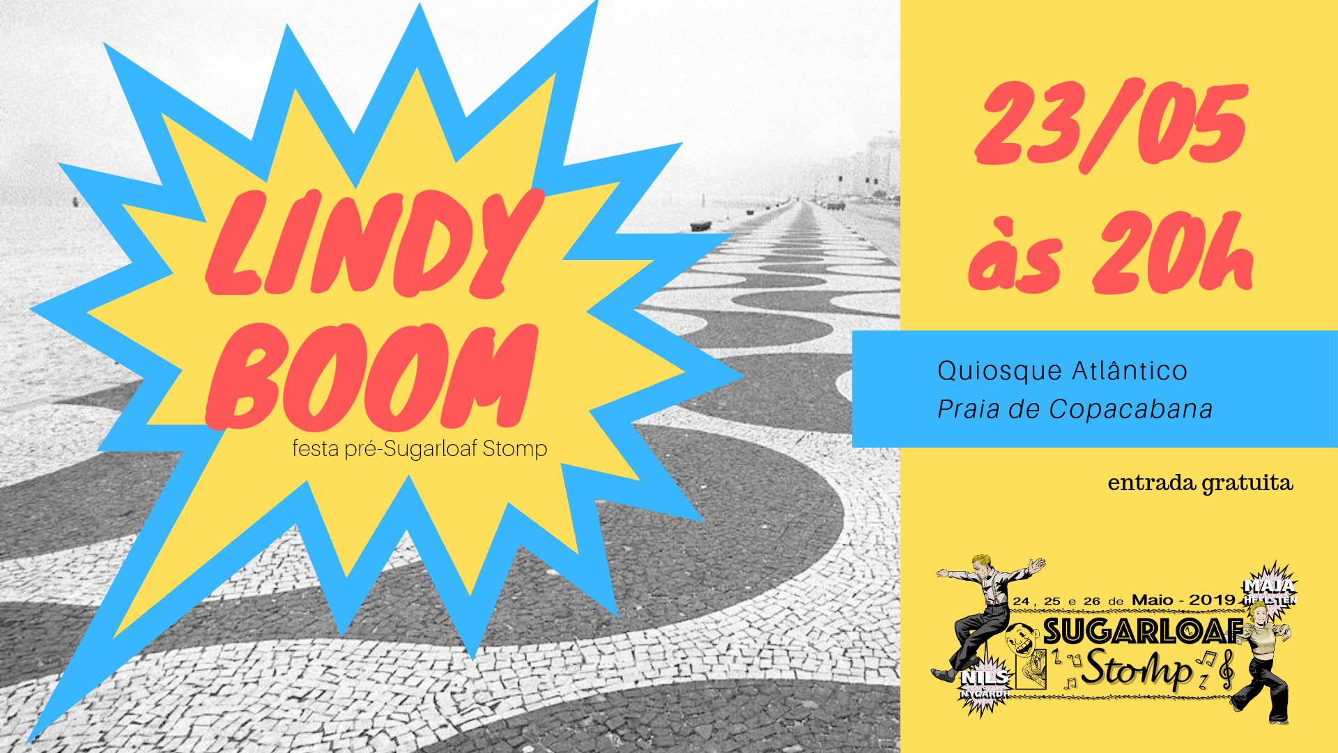 Lindy Boom - festa pré-Sugarloaf Stomp