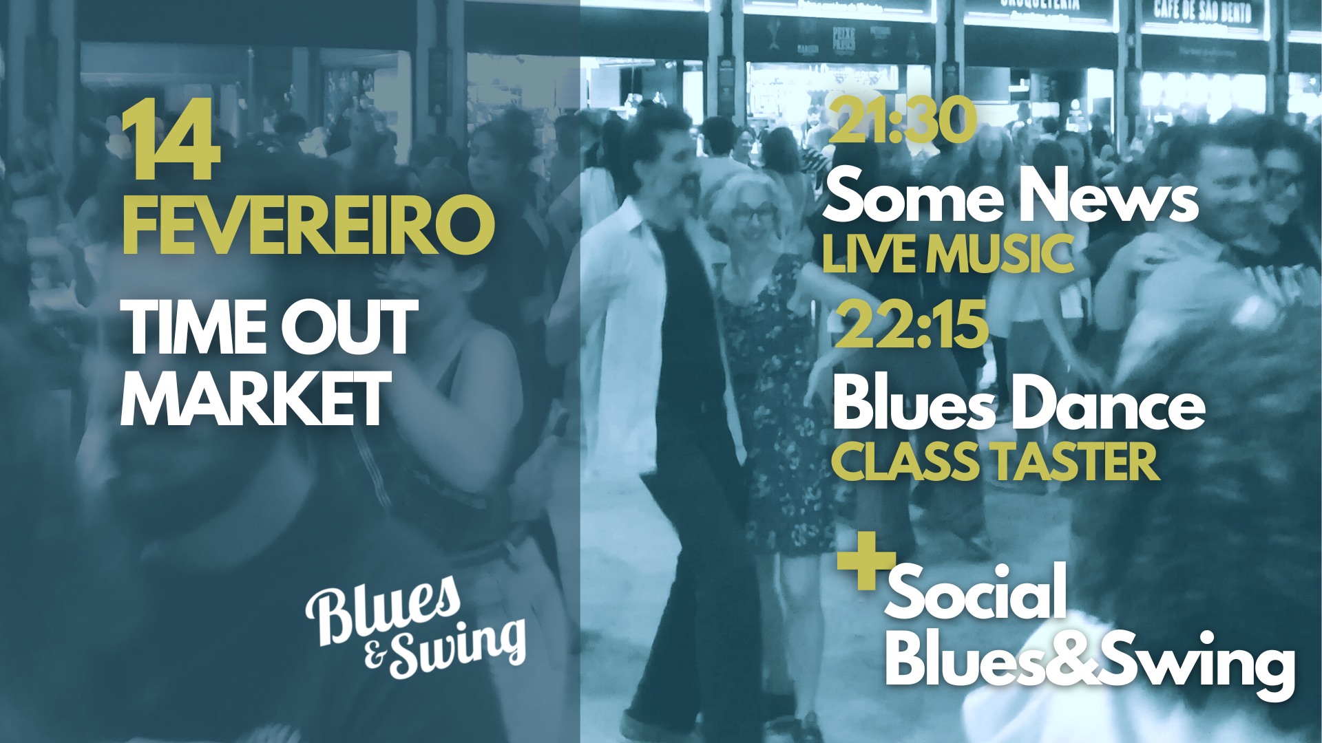 Live Music&Dance Dançar no Mercado