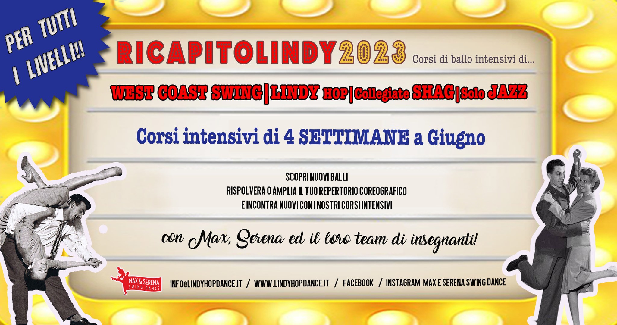 RICAPITOLINDY Corsi intensivi giugno 2023