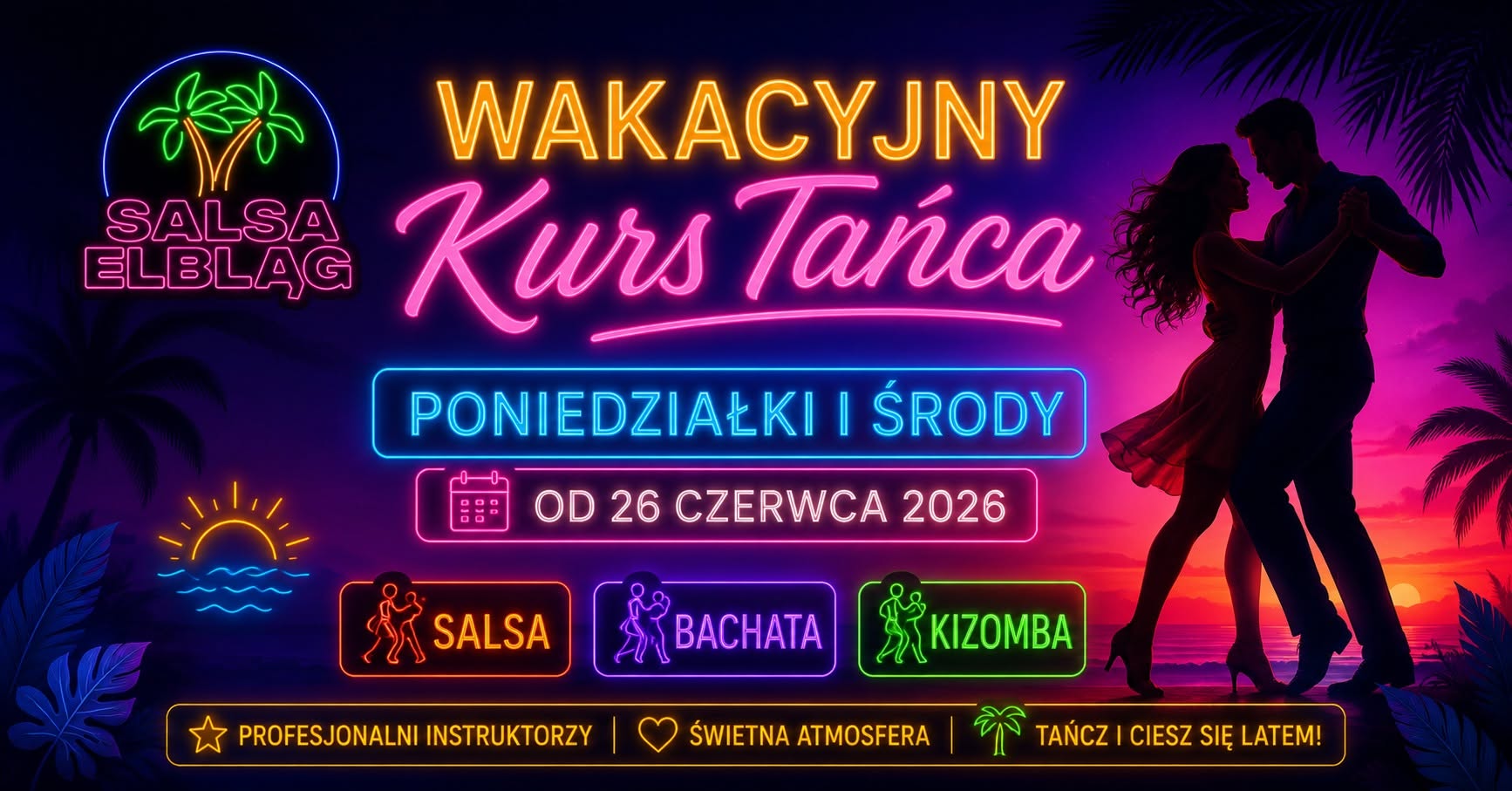 Wakacyjny Kurs Tańca z #SalsaElbląg