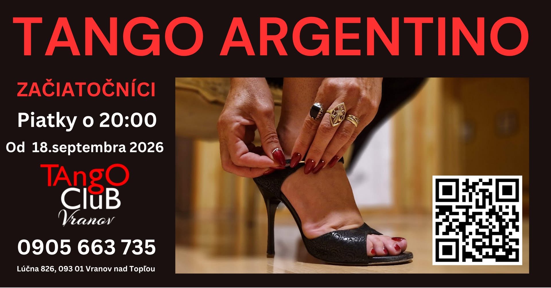 Tango Argentino pre začiatočníkov - Jeseň 2026