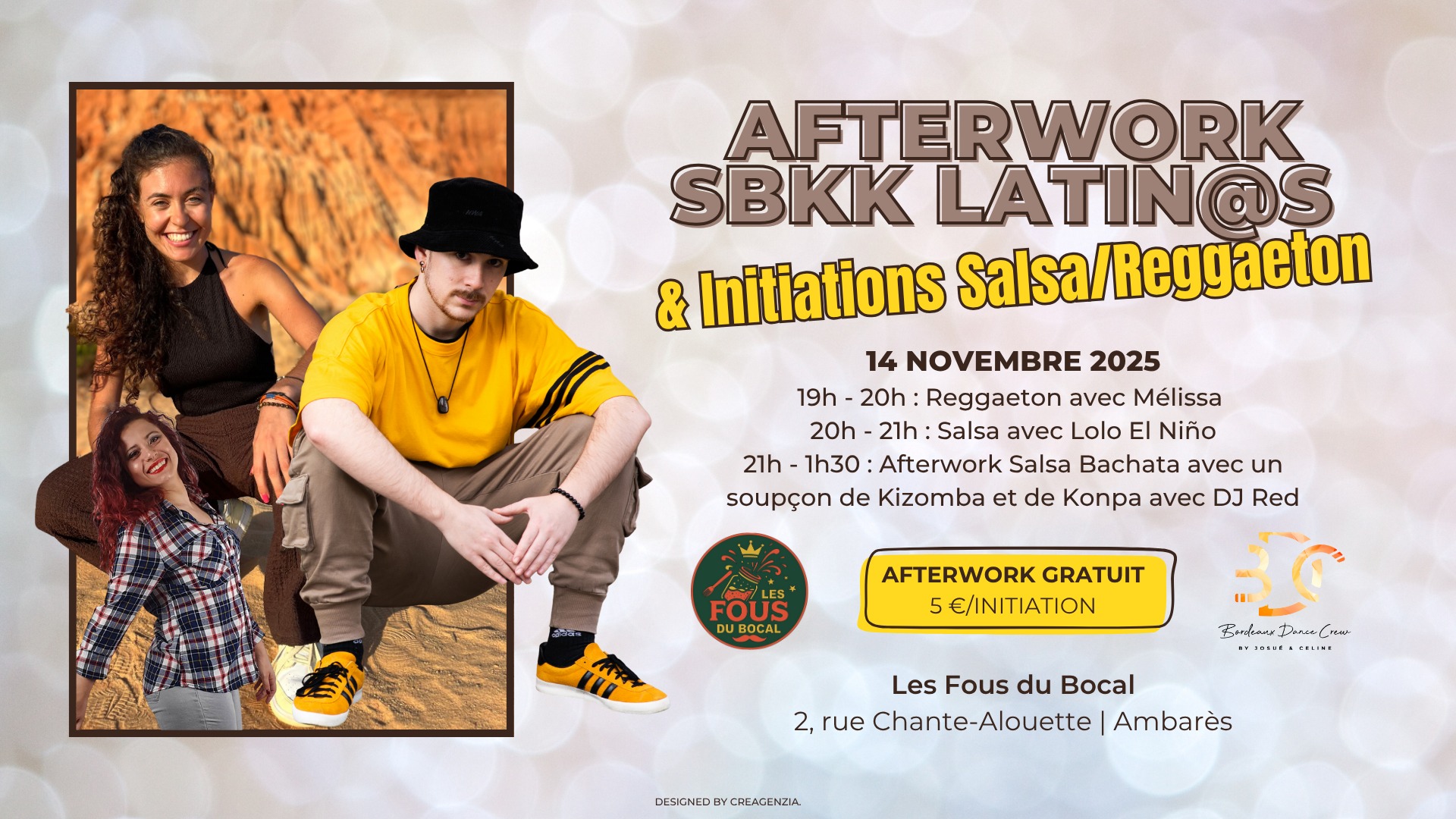 Afterwork SBkk Latin@s Et Initiations Salsa et Reggaeton