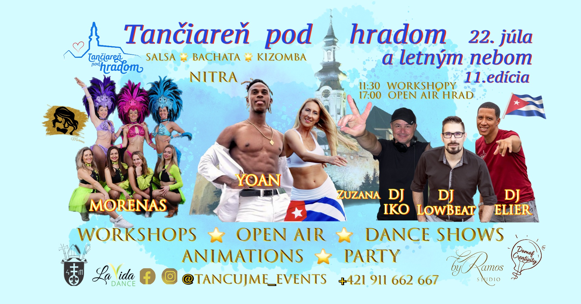 Tančiareň pod hradom a letným nebom 11. edícia