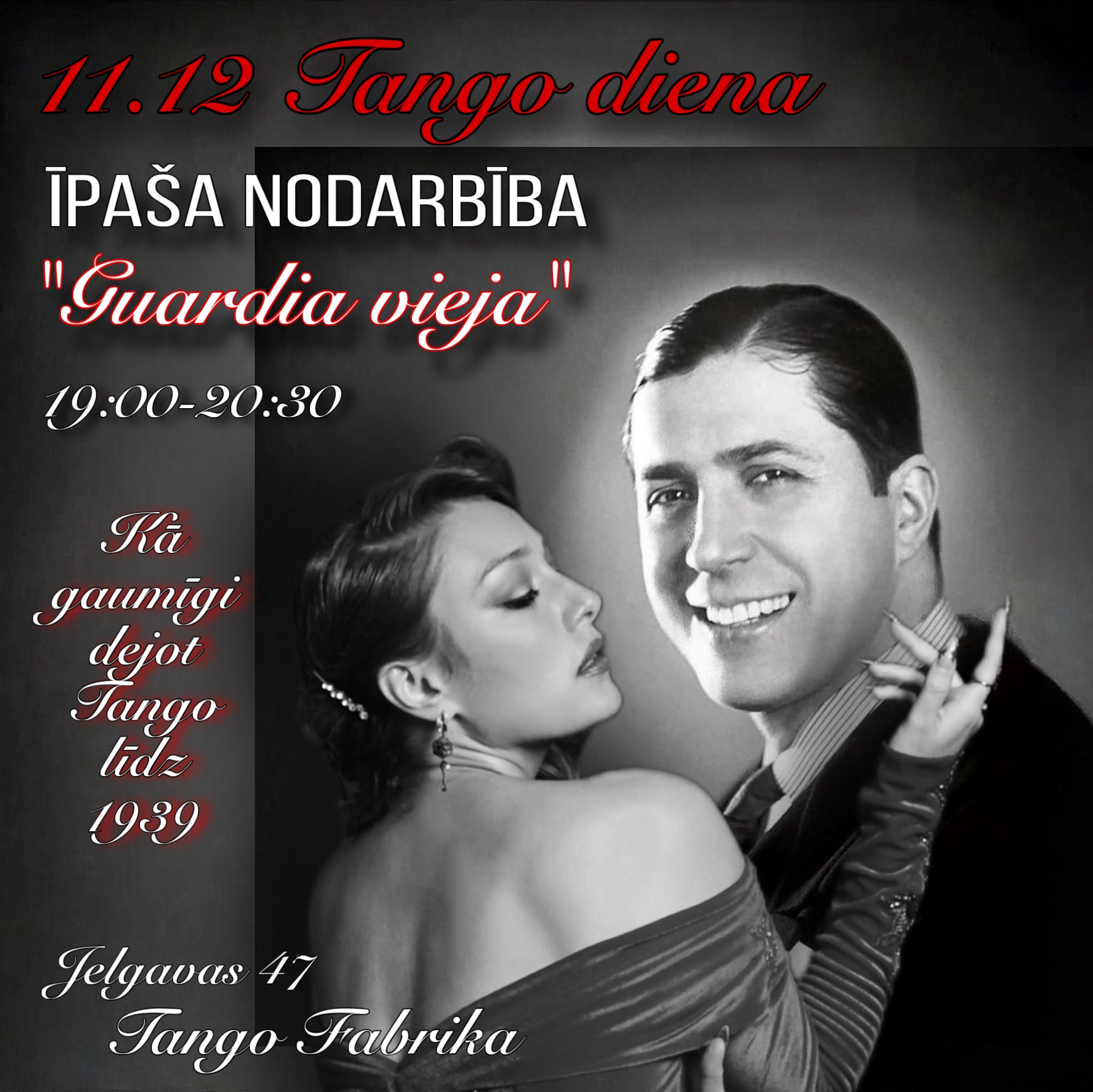 “Guardia Vieja” īpaša nodarbība 11.12