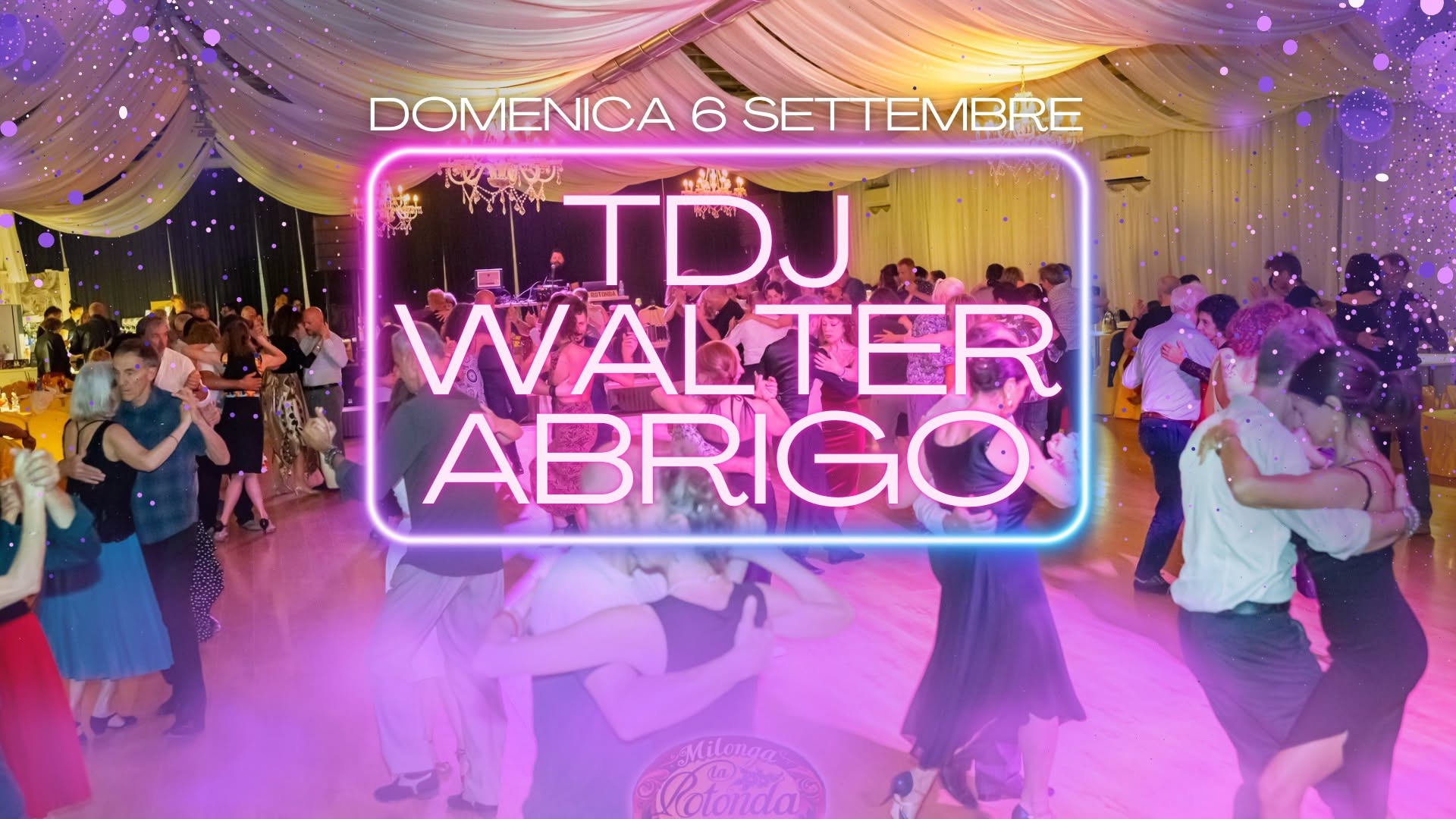Domenica 6 Settembre, Tdj Walter Abrigo!
