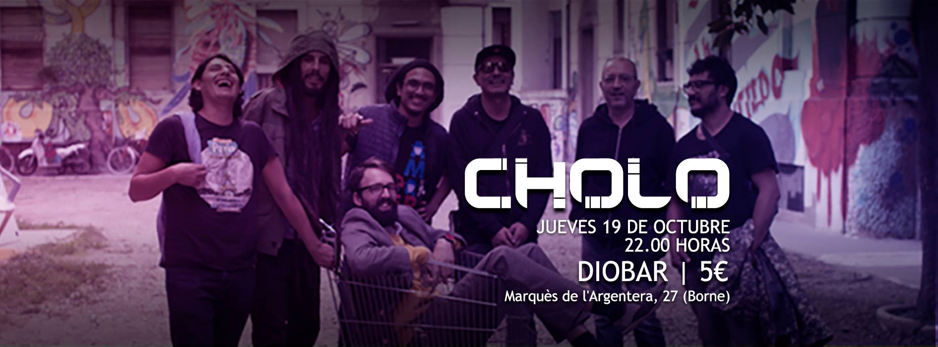 CHOLO en Diobar - Cumbia, chicha, rap, salsa y más