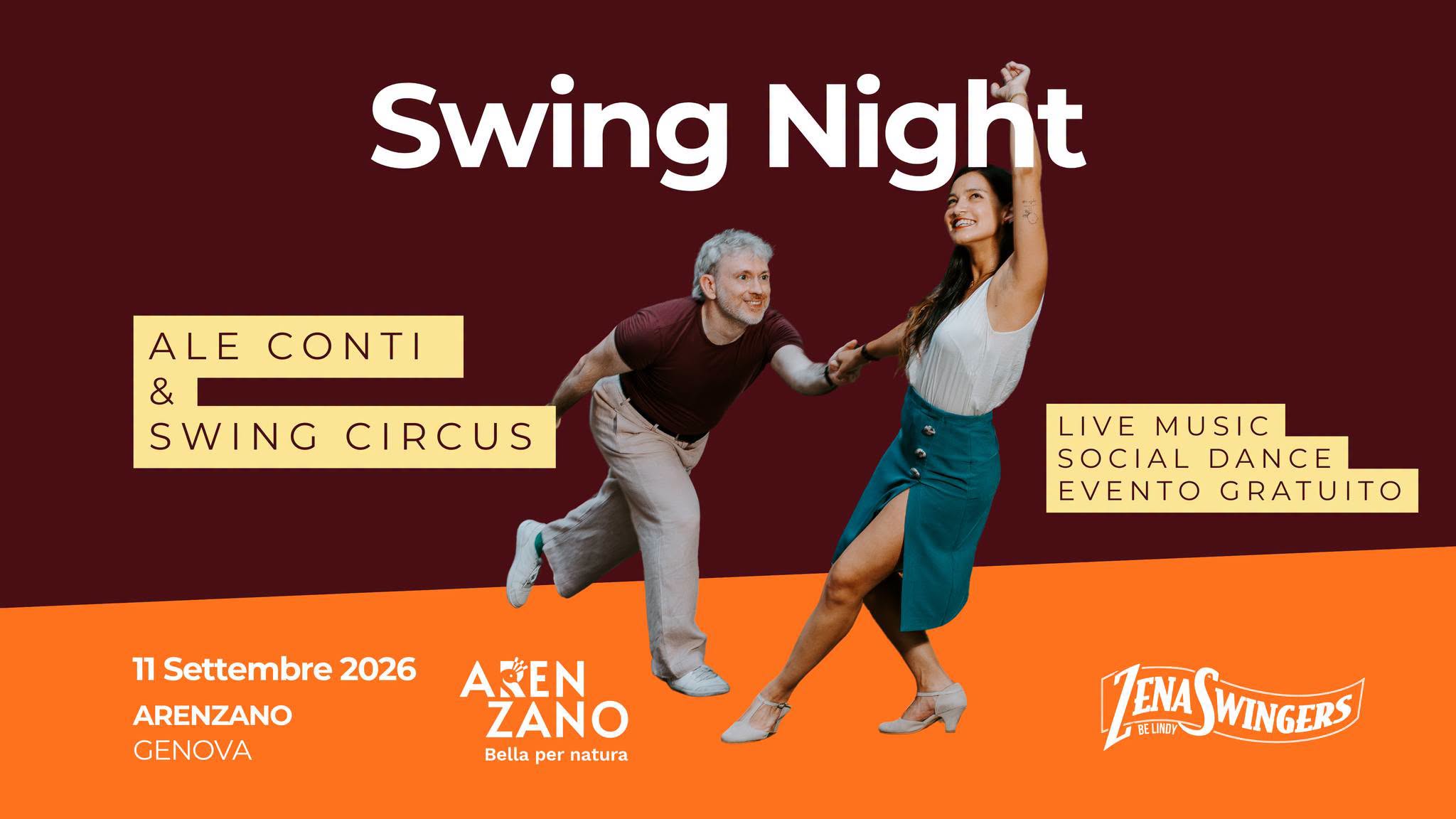 ARENZANO SWING NIGHT - ALE CONTI & SWING CIRCUS