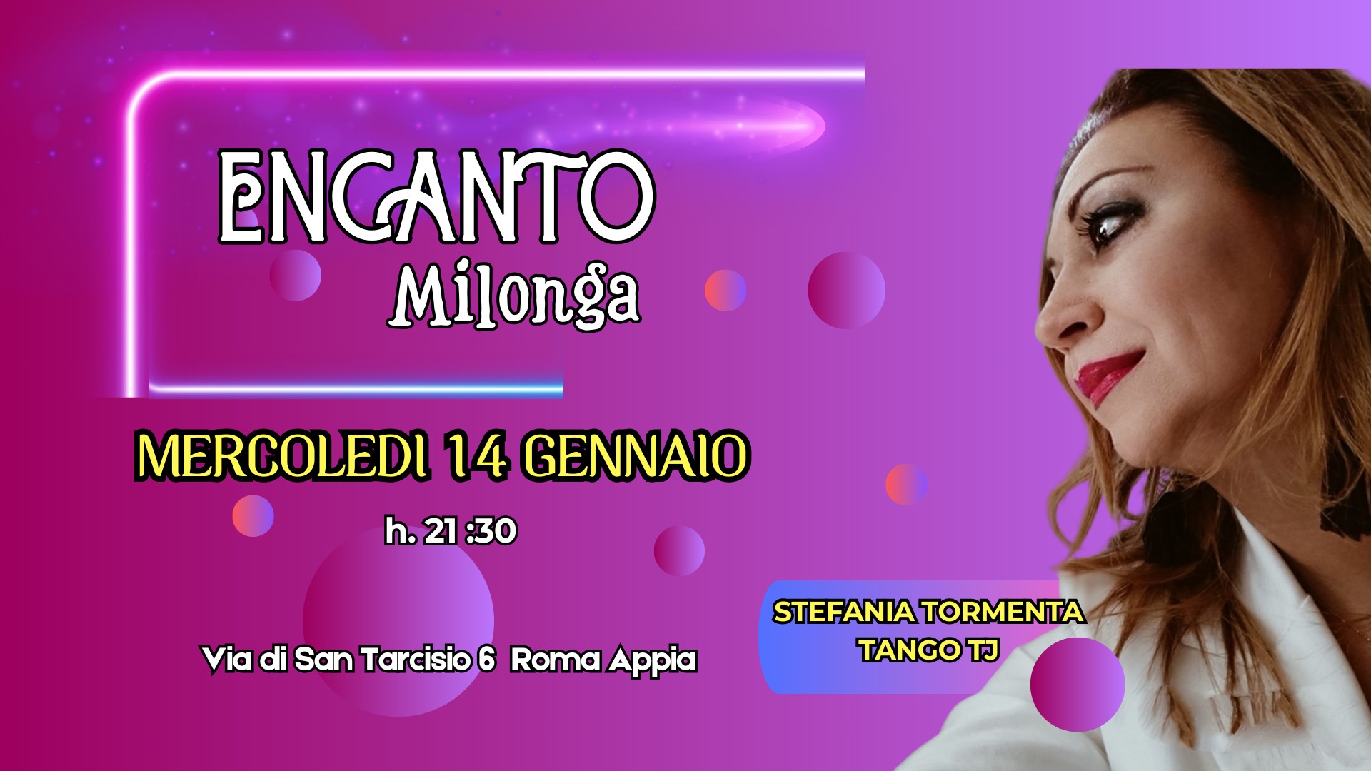 Encanto Milonga 🛩 con Stefania Tormenta Tj 🌄
