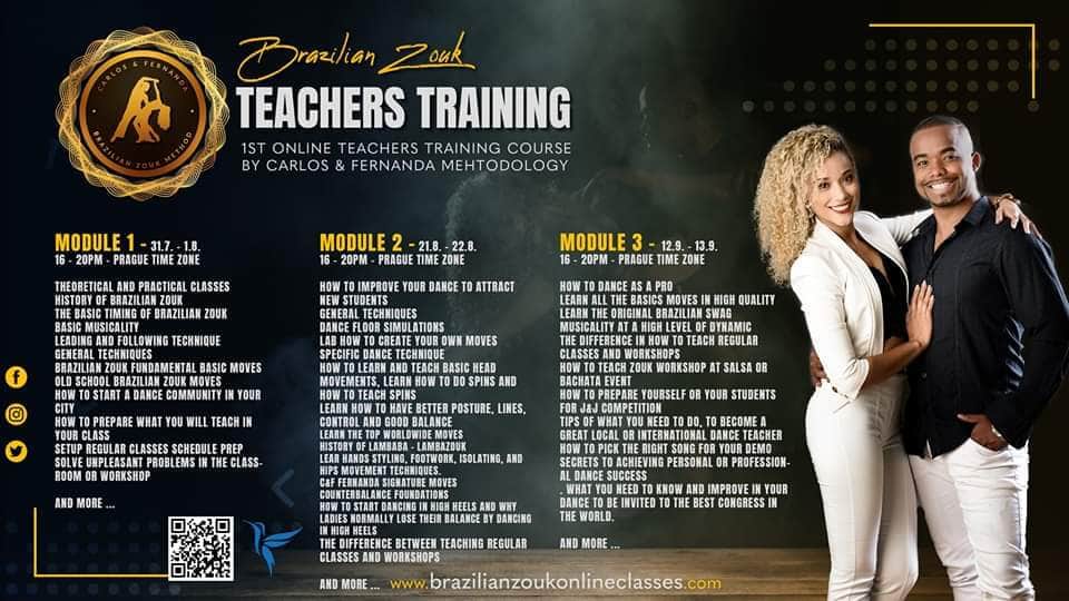 1st Online Teachers training Course - C&F Brazilian Zouk Method