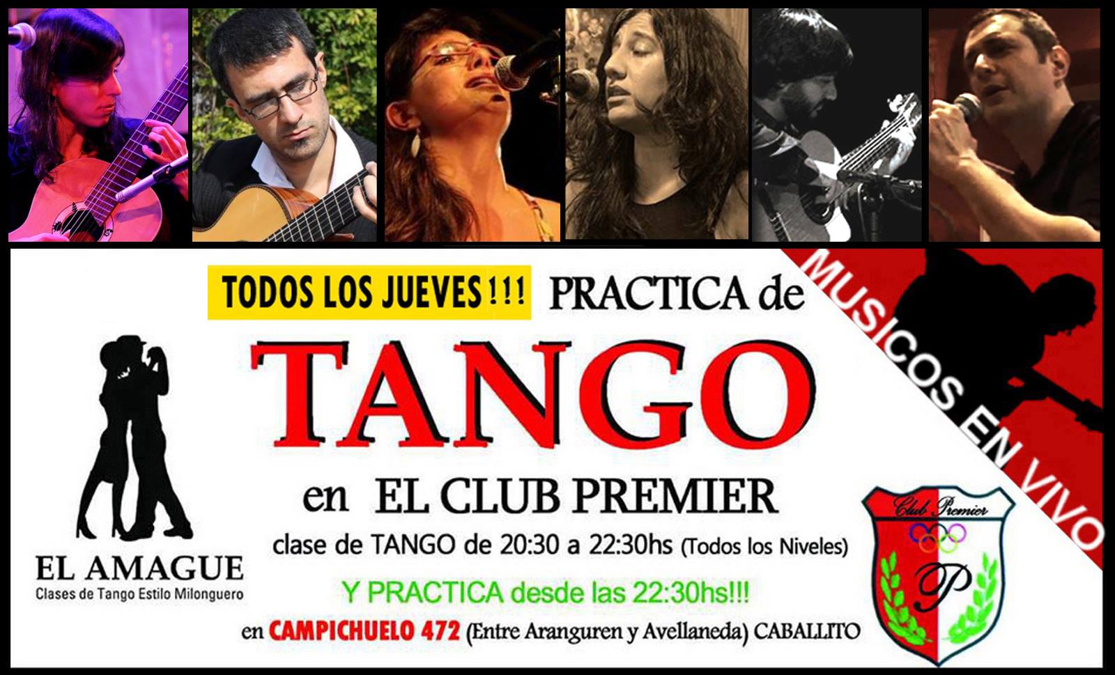 ESTE Jueves 9, Práctica Milonga c Música En VIVO!