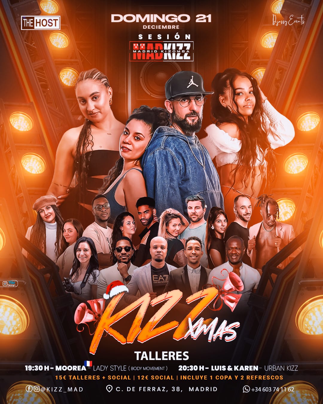 β
MAD KIZZ β
DOMINGO 21 Diciembre 2025 β
The Host β