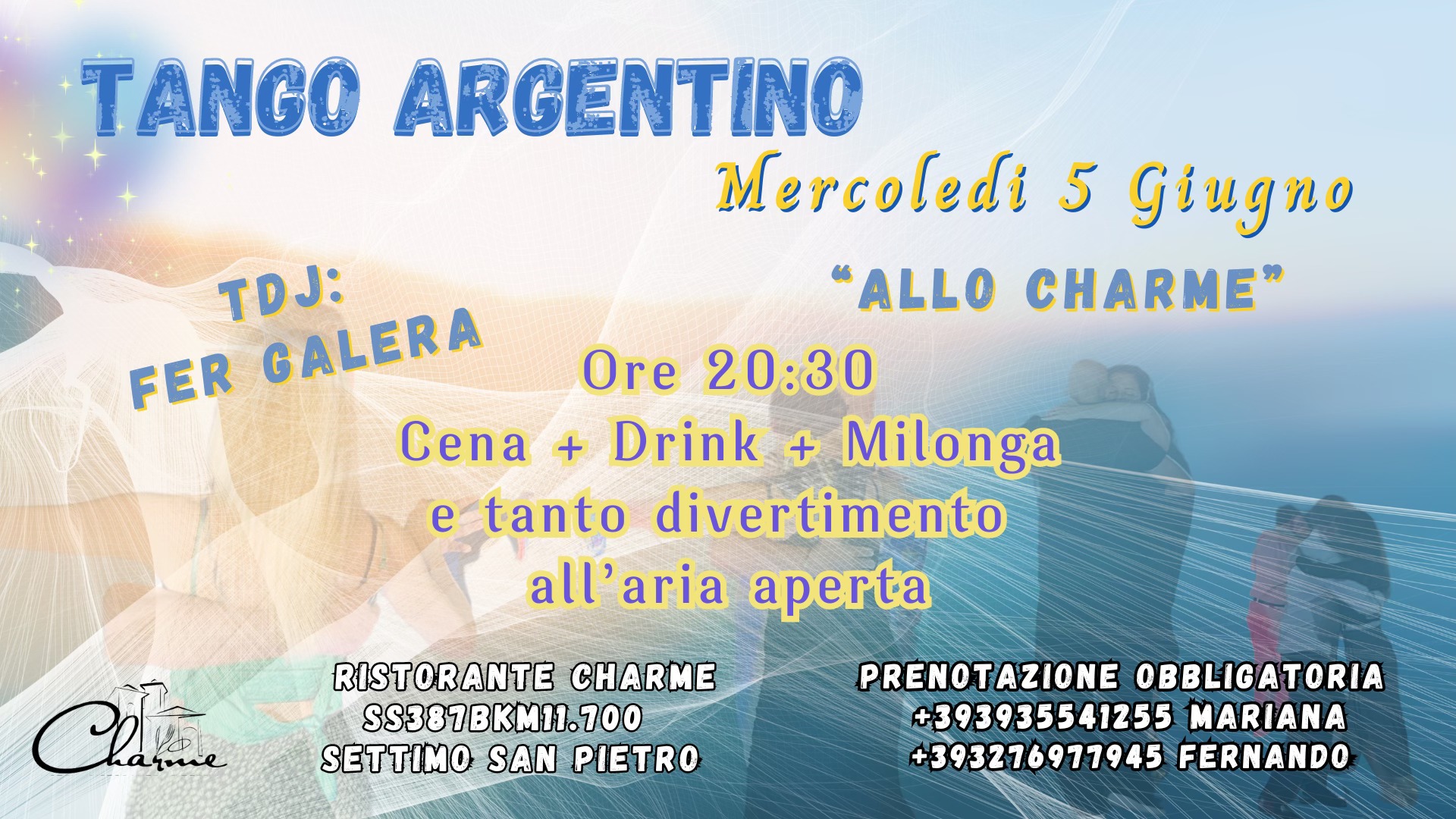 TANGO Argentino allo CHARME Cagliari