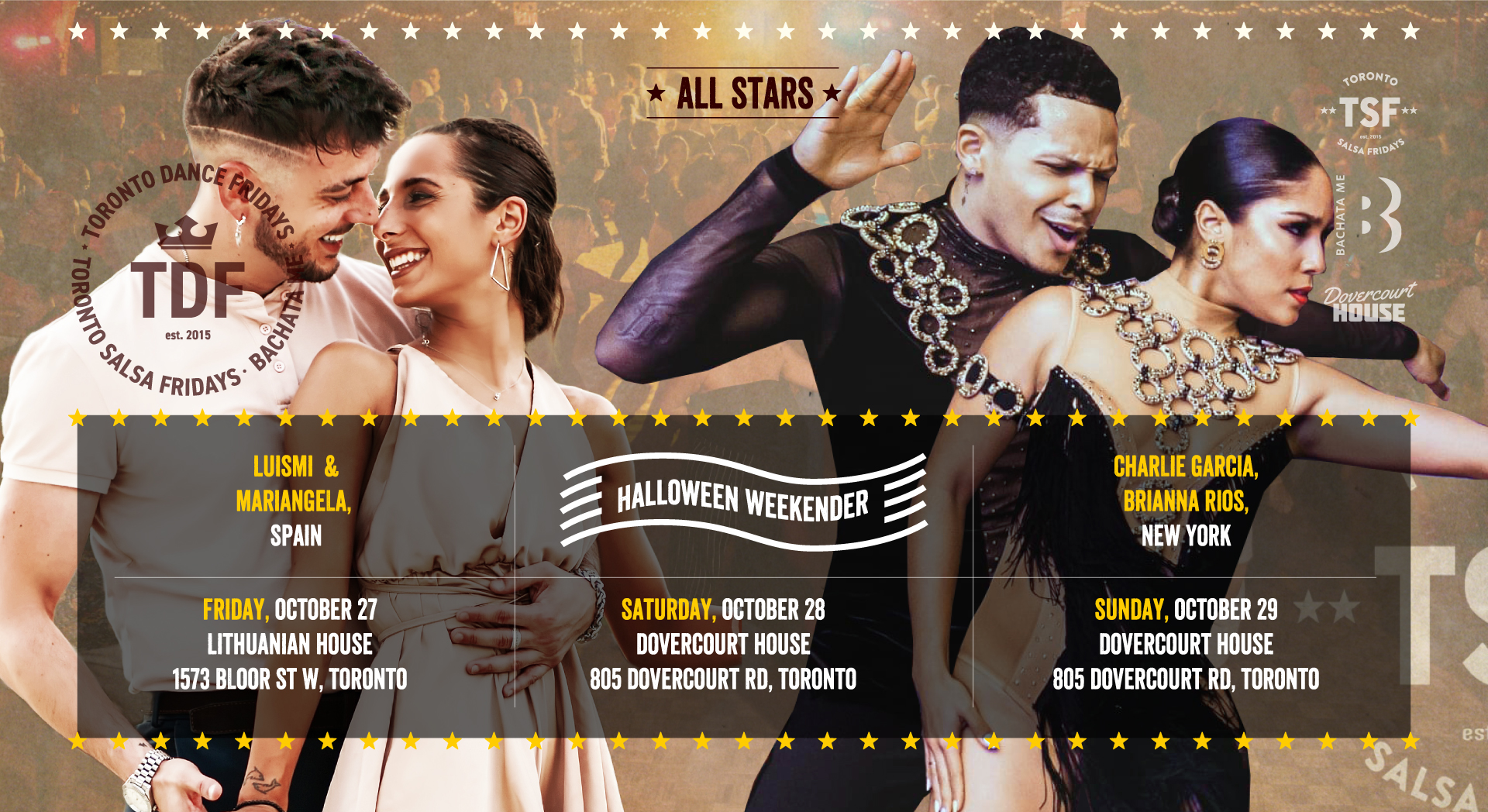 Halloween weekender with International SuperStars