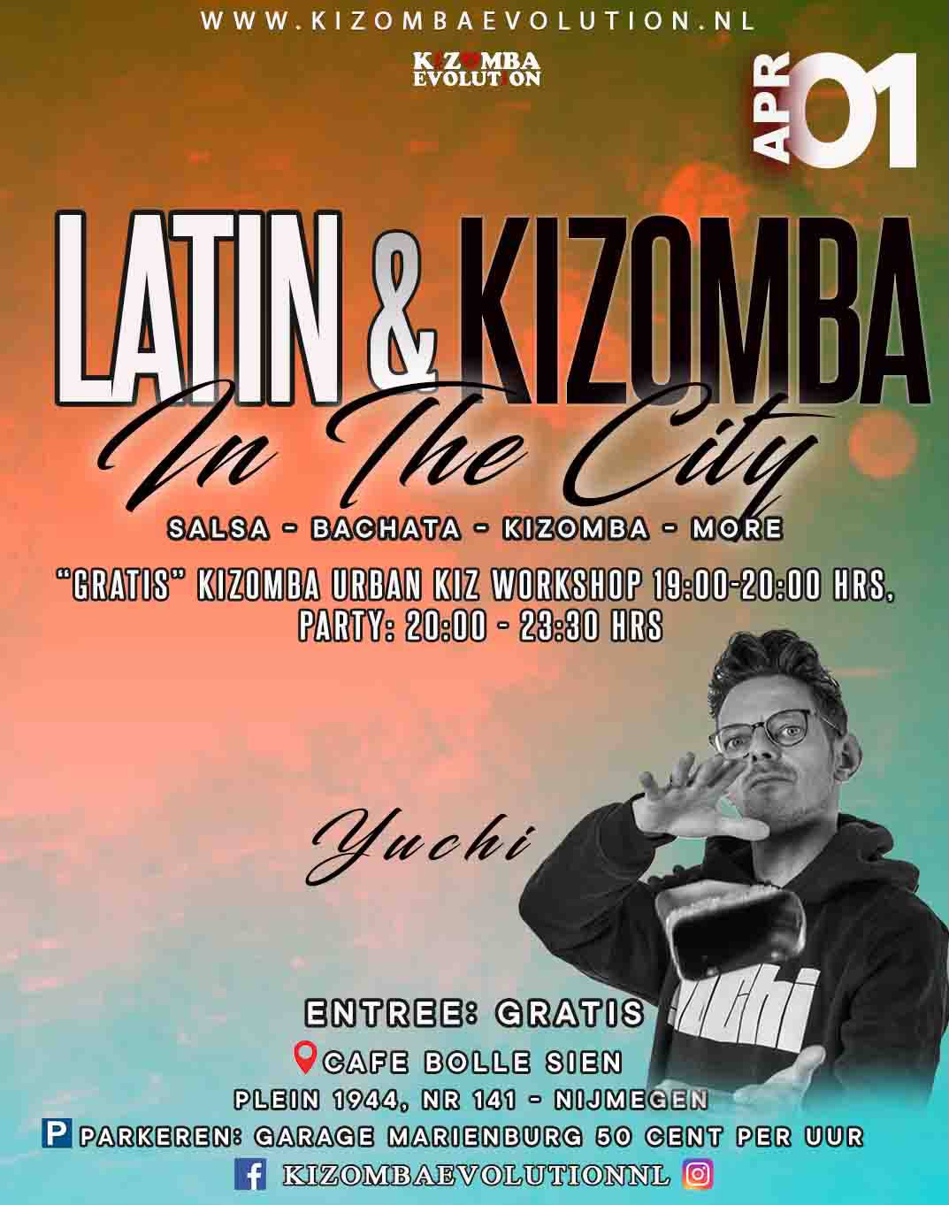 LATIN & KIZOMBA IN THE CITY "GRATIS KIZOMBA WORKSHOP" NIJMEGEN