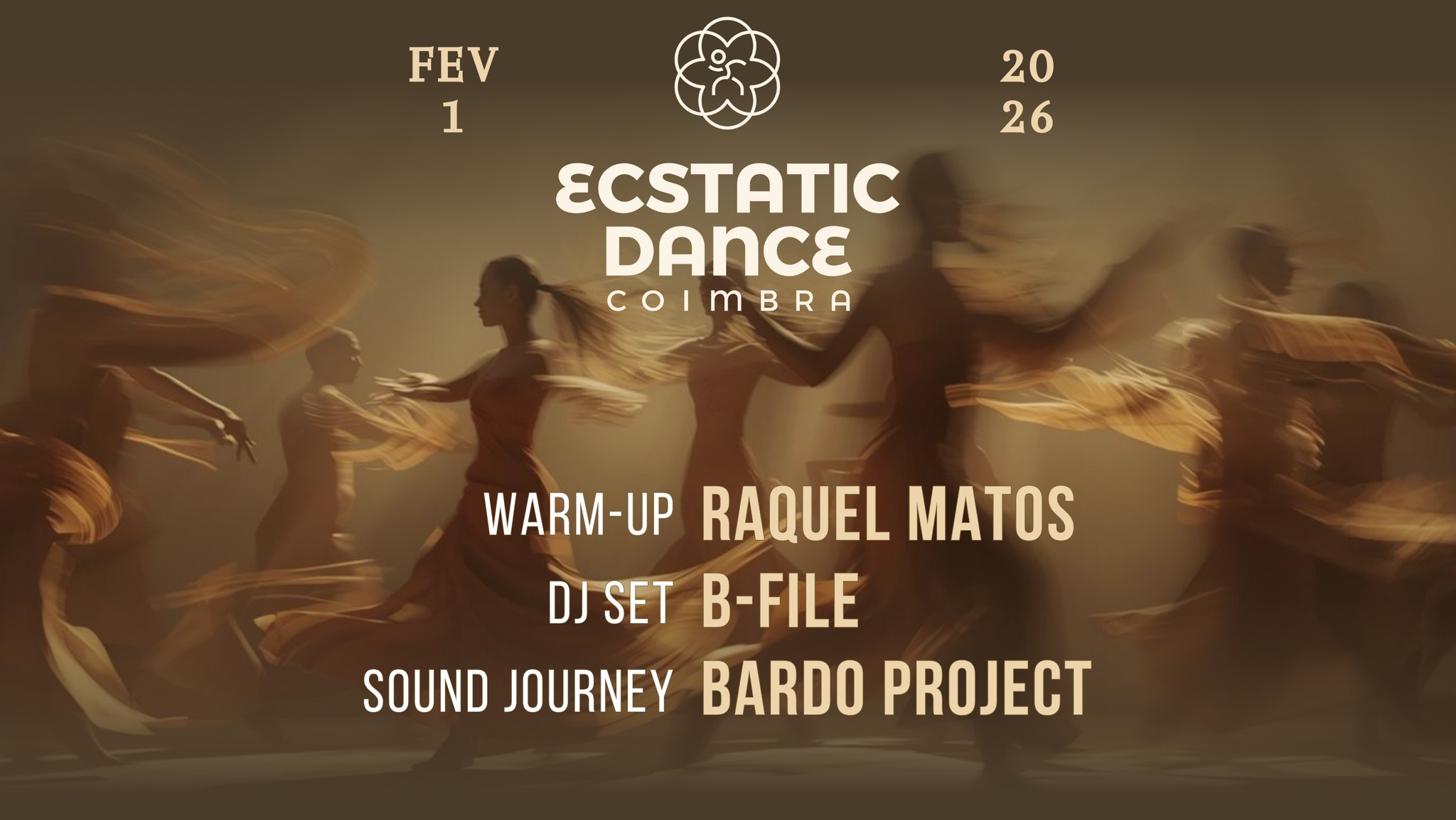 Ecstatic Dance Coimbra ࿐ 1 Fevereiro 2026