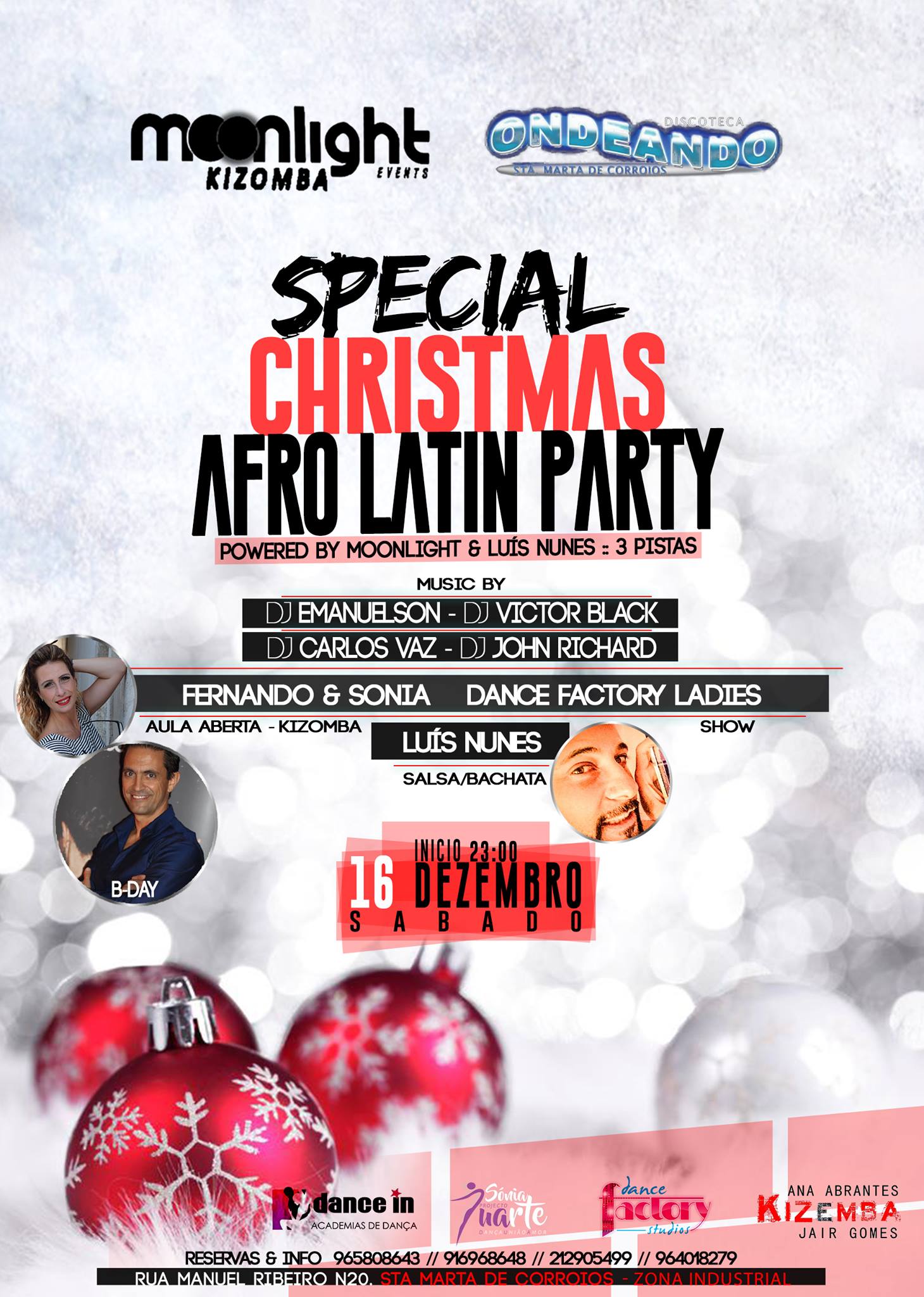 Moonlight Kizomba & Luis Nunes in Special Christmas Afro Latin