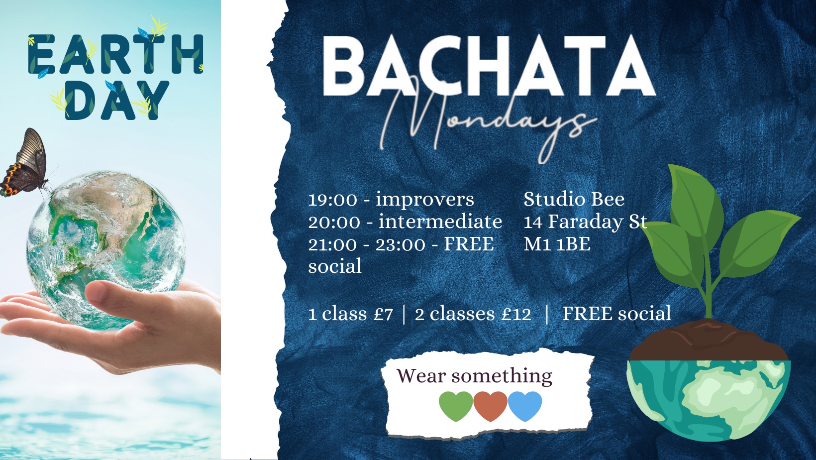 BACHATA MONDAYS by Diego & Ola at STUDIO BEE