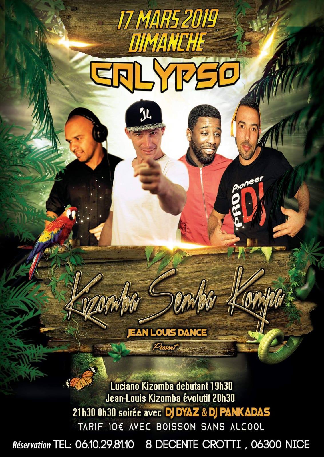 La mensuelle KSK - Cours&Soirée au Calypso Club