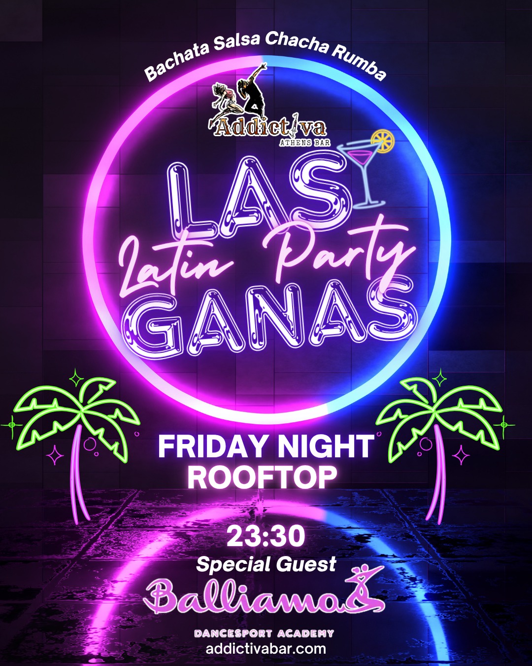 Las Ganas Latin Party Social dancing Friday Night