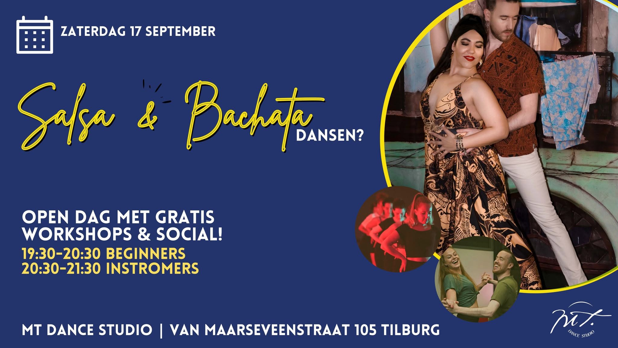 OPEN DAG! Gratis proeflessen en dansavond bij MT DANCE STUDIO.