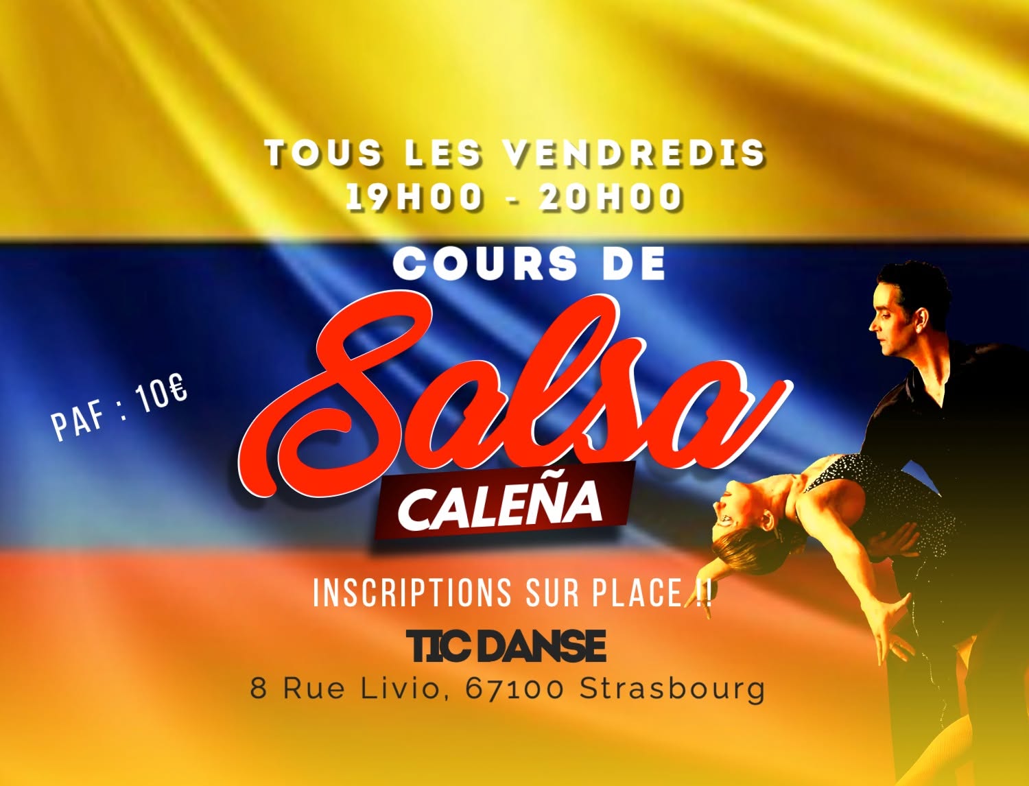 🇨🇴 COURS DE SALSA CALEÑA 🇨🇴 TIC DANSE