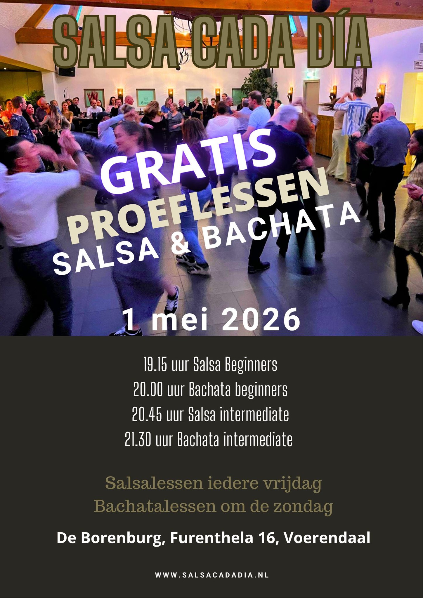 Gratis proeflessen Salsa en Bachata