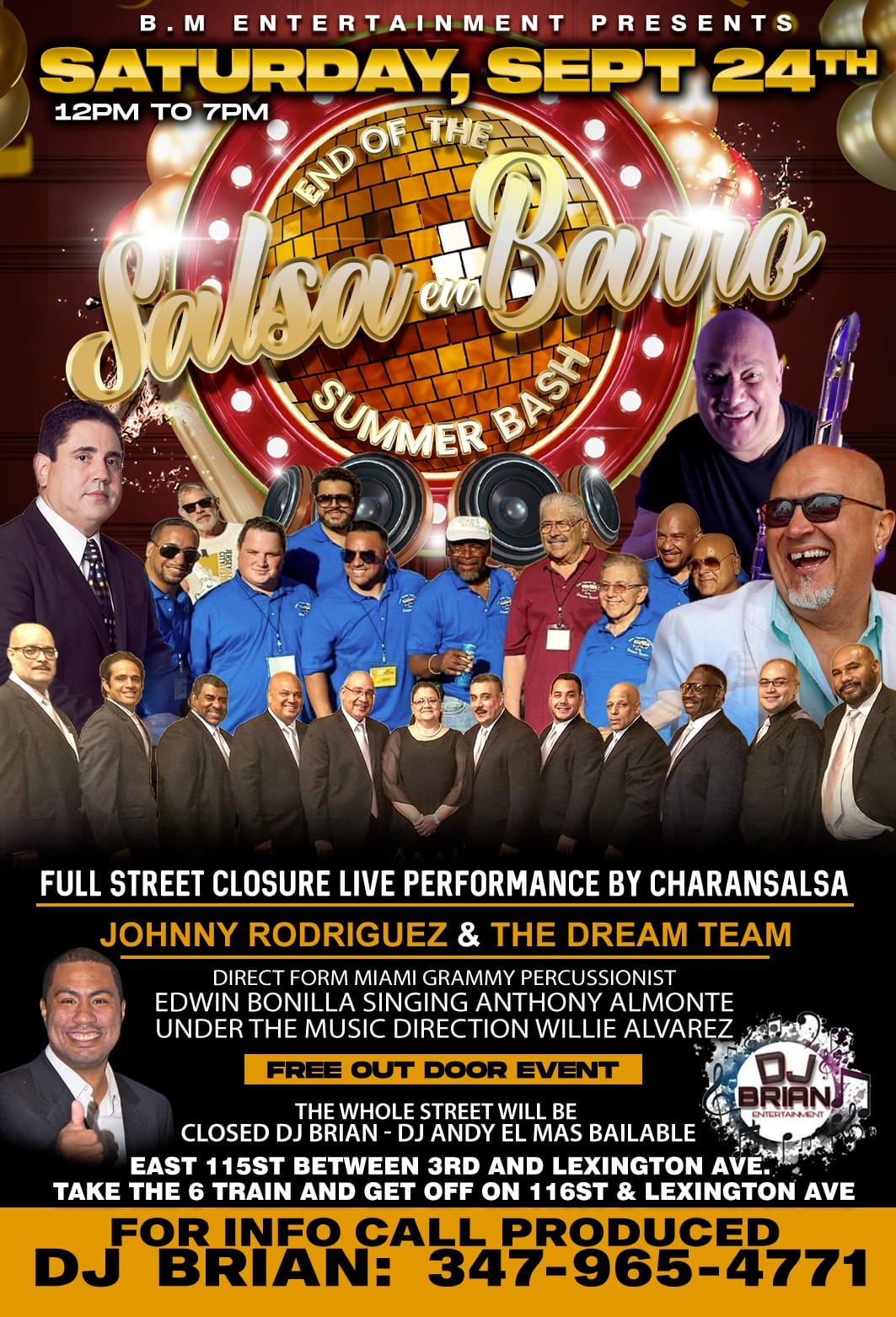 Salsa En Barrio end of the summer Bash
