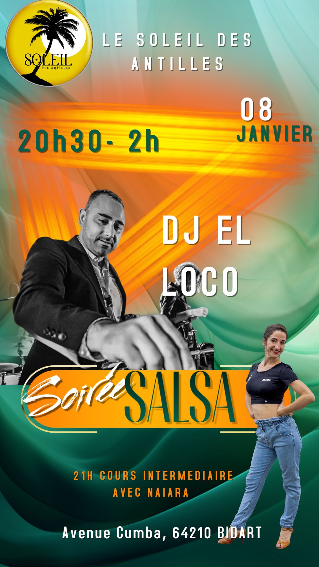 soirée 100% salsa avec DJ EL LOCO