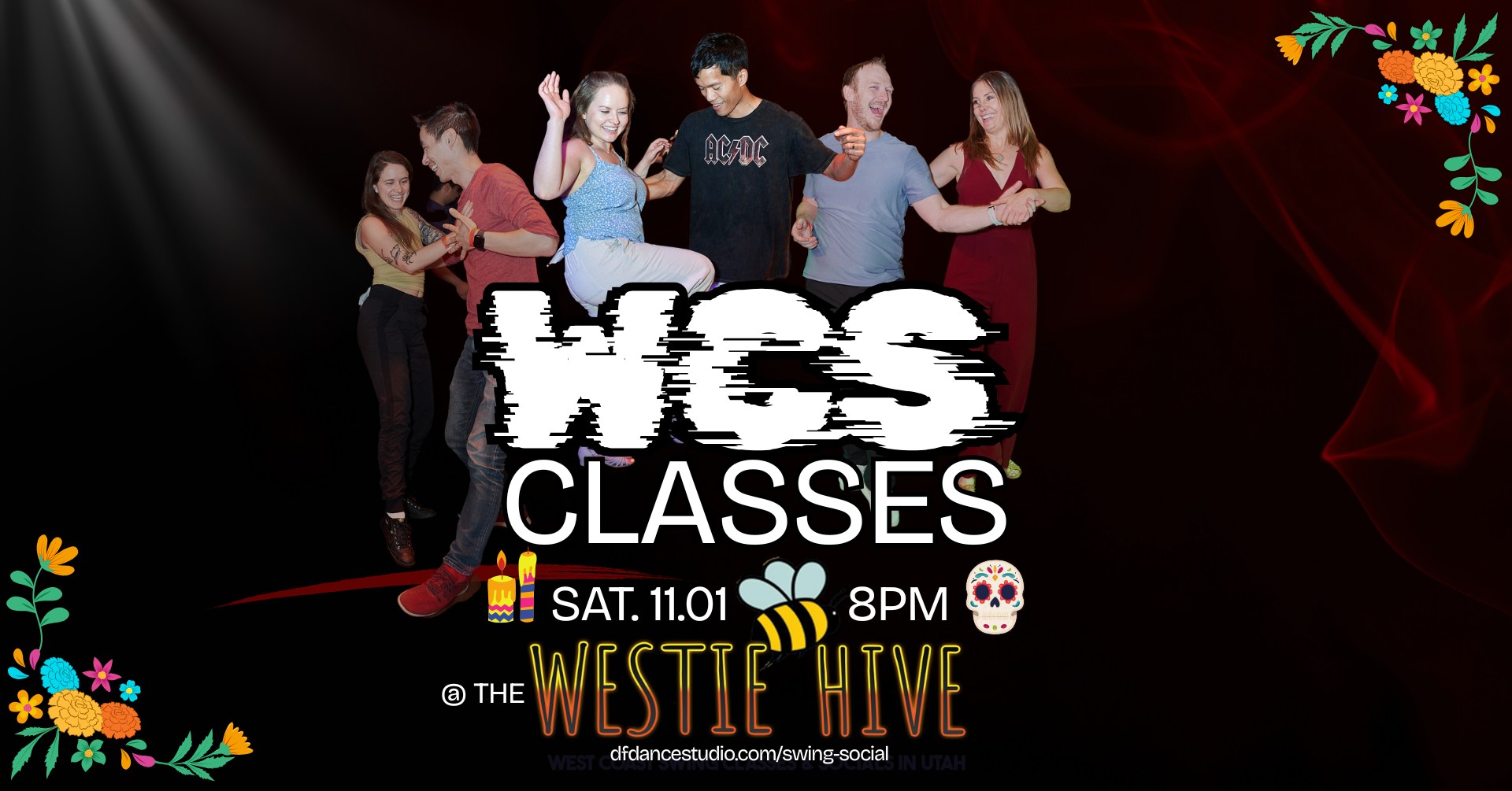 Three West Coast Swing Classes at WestieHive this Saturday! Dress up!