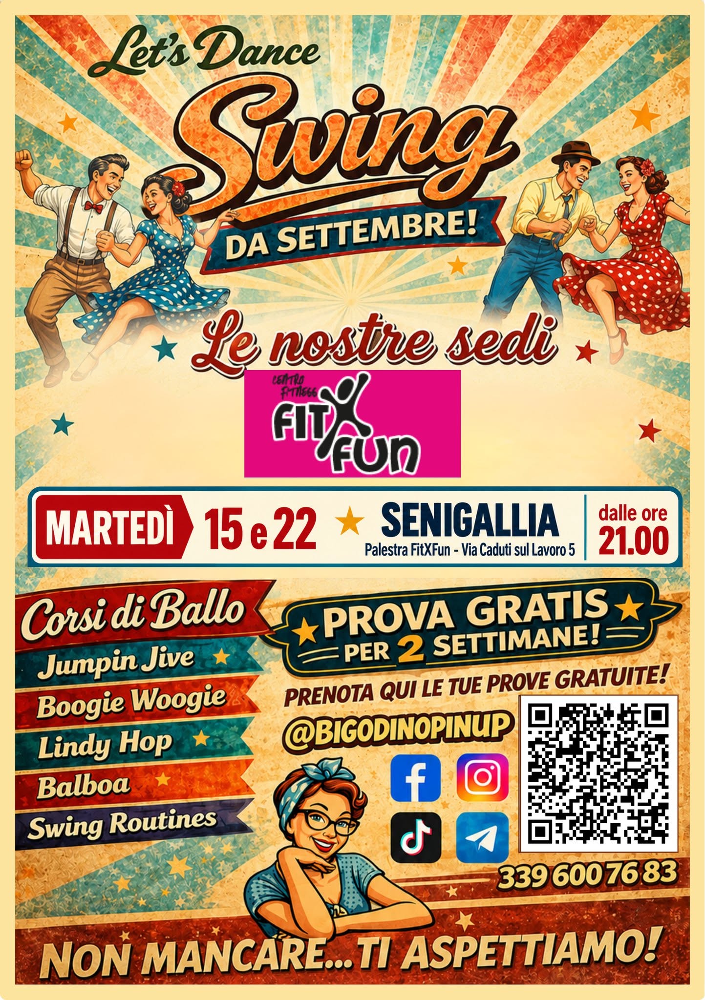 Corsi di Ballo SWING a Senigallia - Prove Gratuite