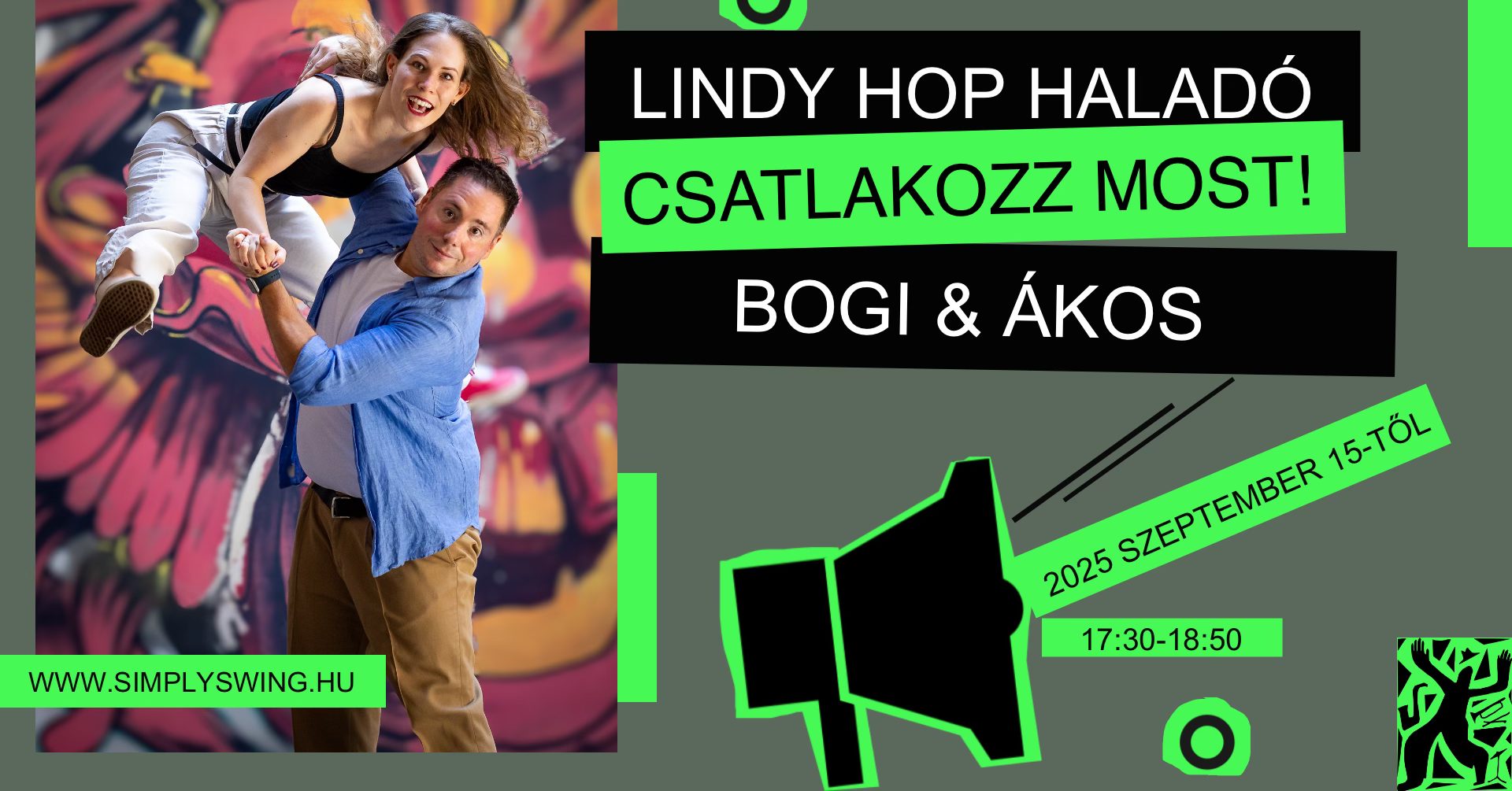 LINDY HOP HALADÓ Bogival & Ákossal