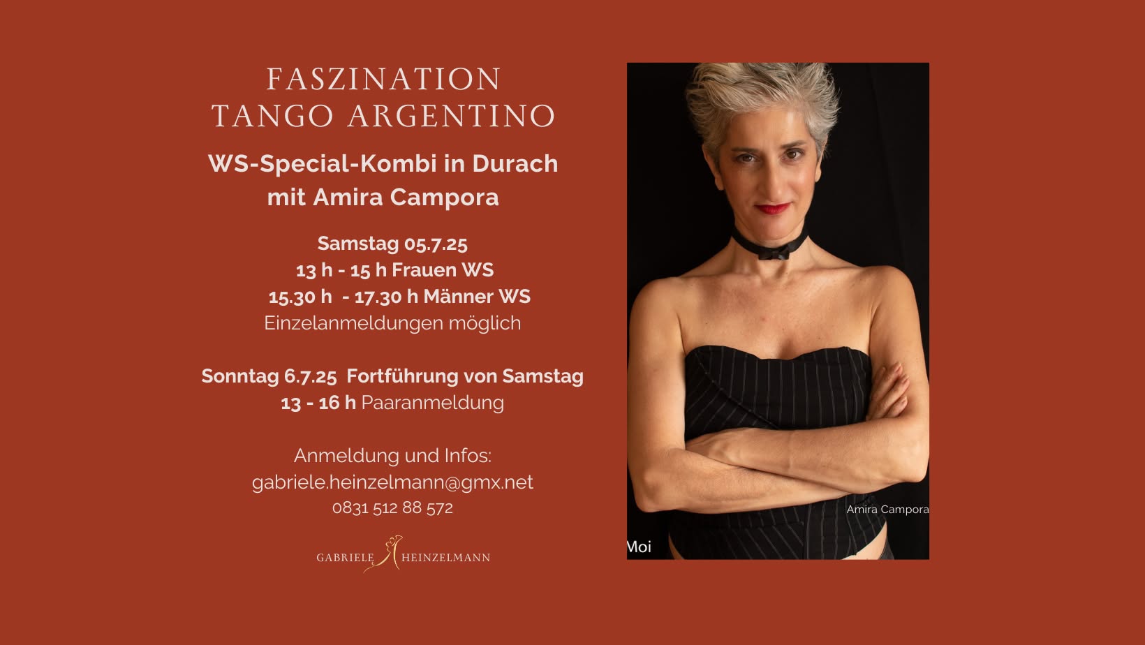 Workshop-Special mit Amira Campora Bs. As.