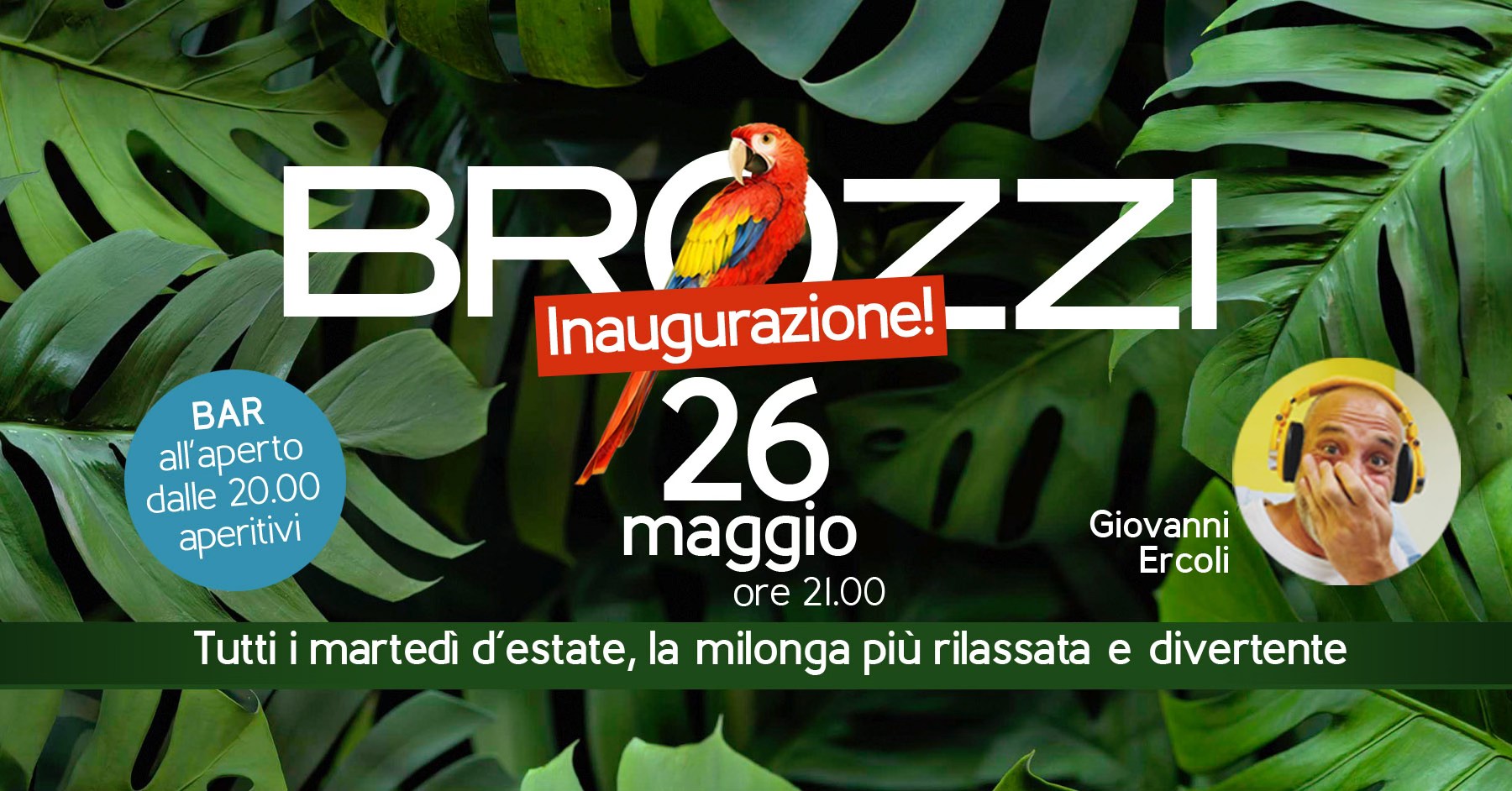 Milonga all'aperto di Brozzi, inaugurazione!