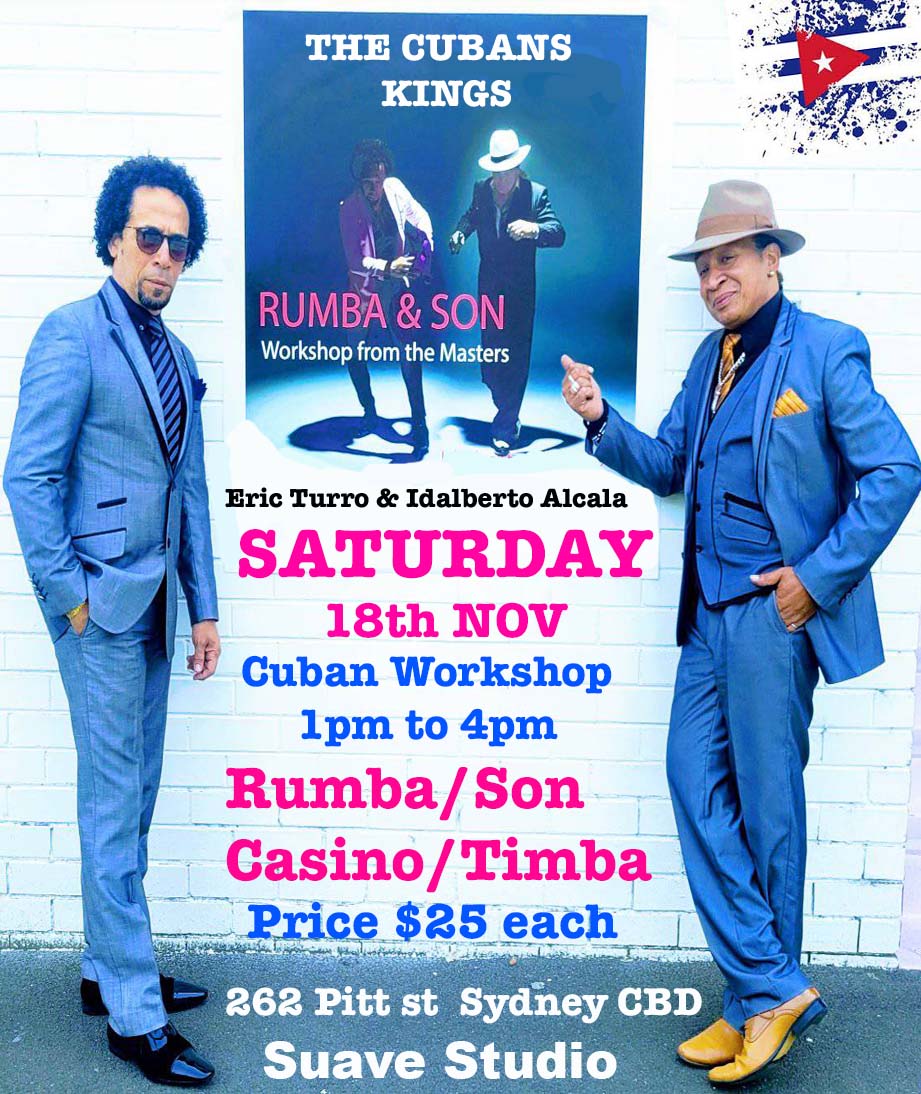 THE CUBAN KINGS WORKSHOP SAT 18THE NOV RUMBASON
