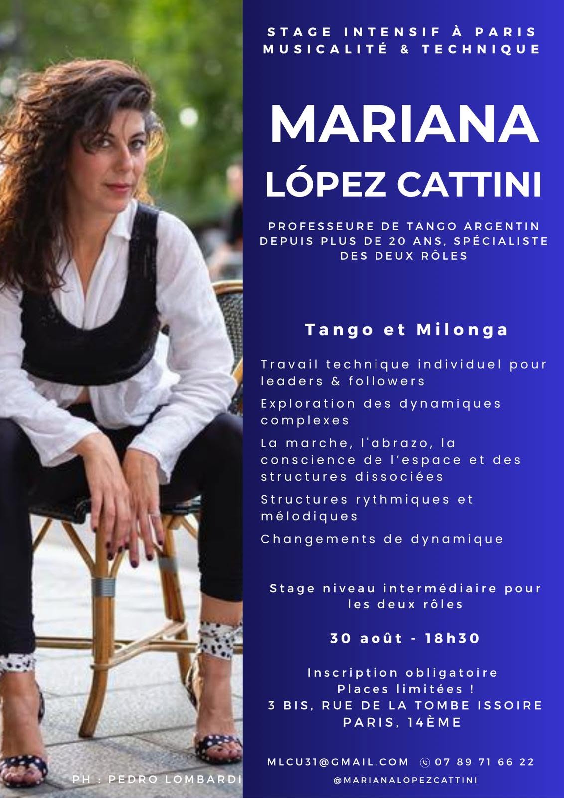 Stage de Tango et Milonga
