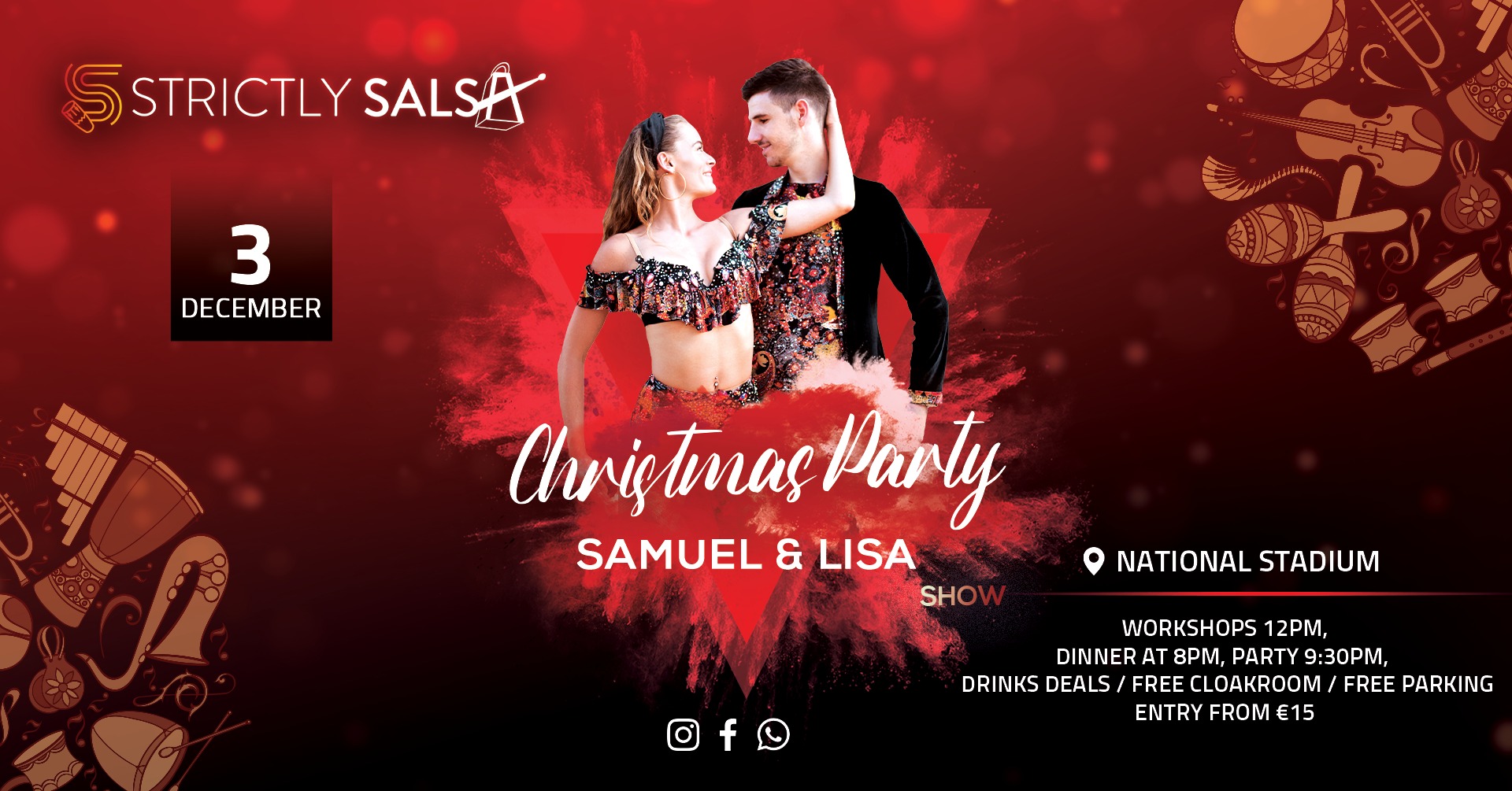 Christmas Party - Workshops, Dinner, Party & Shows