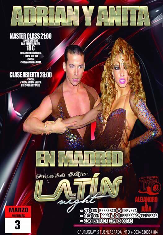 Adrian y Anita en Madrid Sala Calipso - V3 Marzo 2017