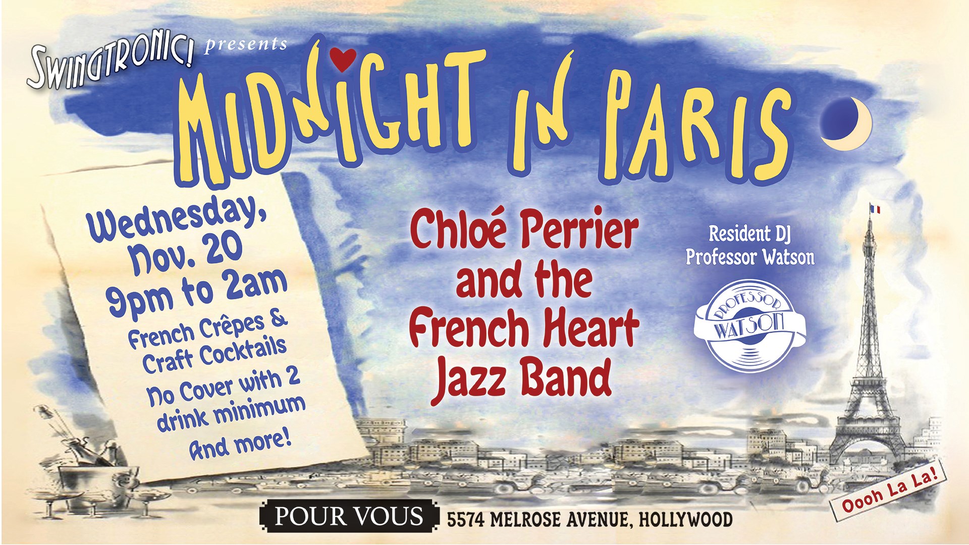 Midnight in Paris featuring The French Heart Jazz Band