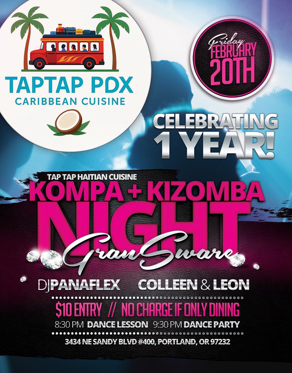 Kompa + Kizomba Night - 1 Year Anniversary