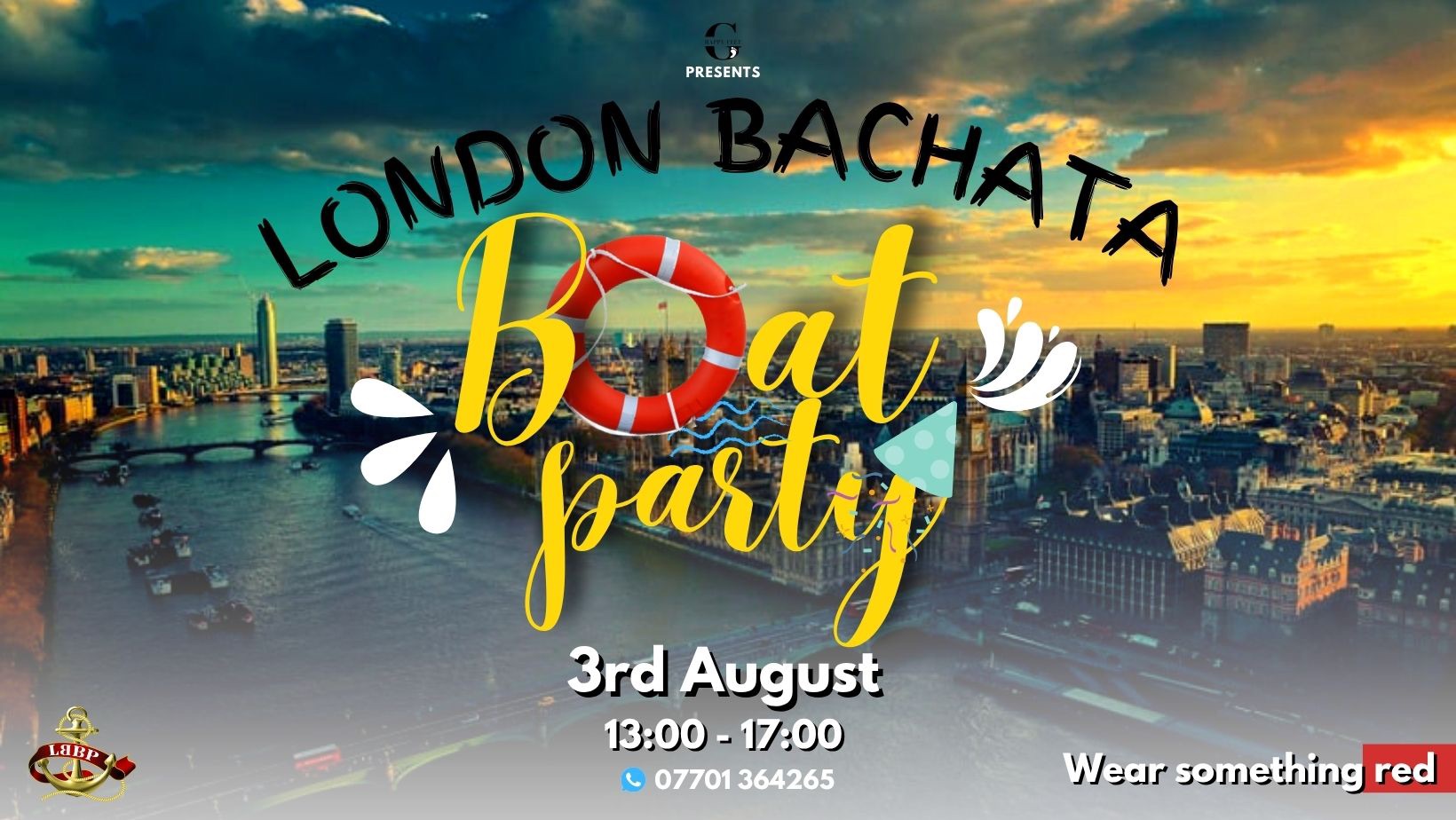 LONDON BACHATA BOAT PARTY SENSUAL & DOMINICAN EDITION