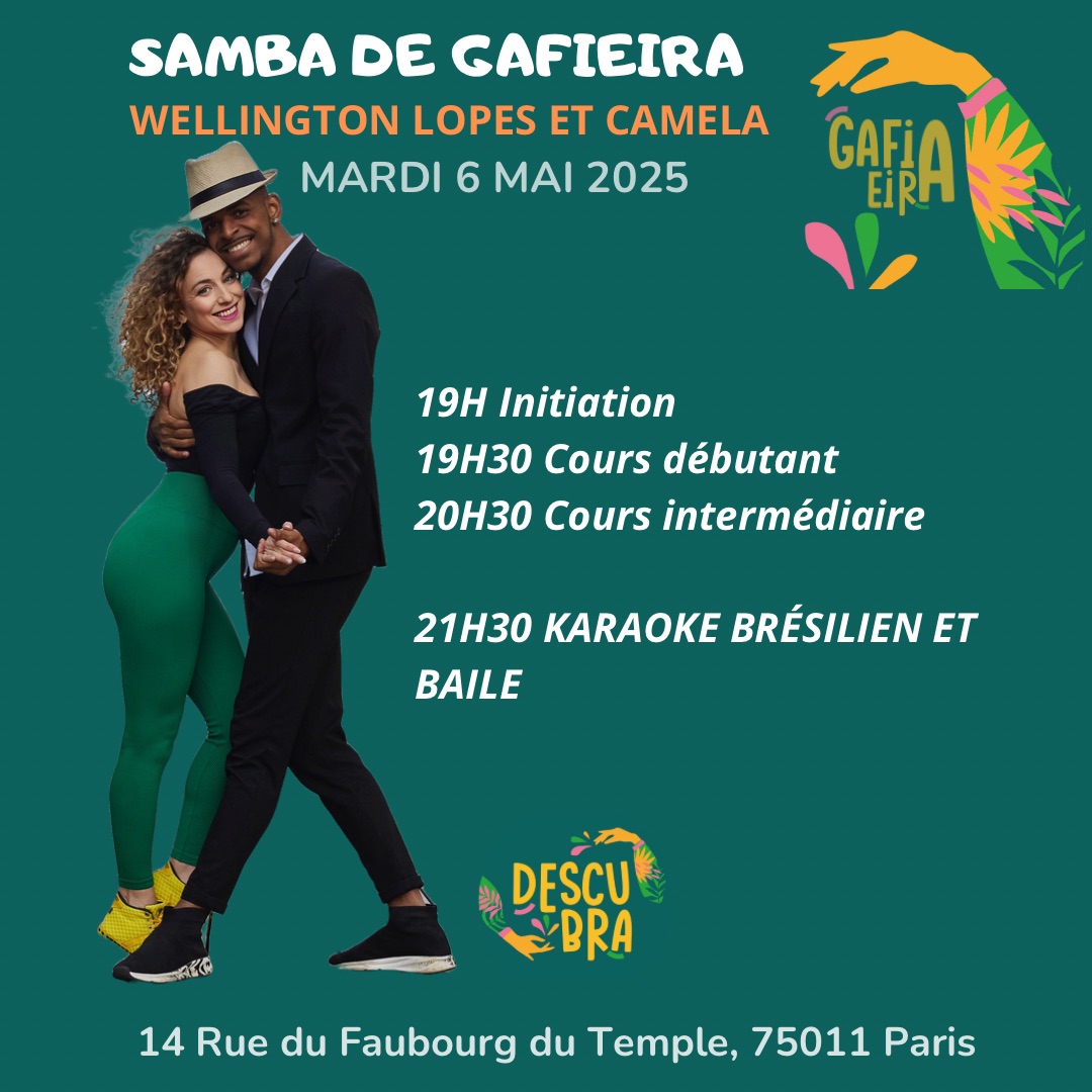Cours et Bal Samba de Gafieira #32- Bonus Karaoke