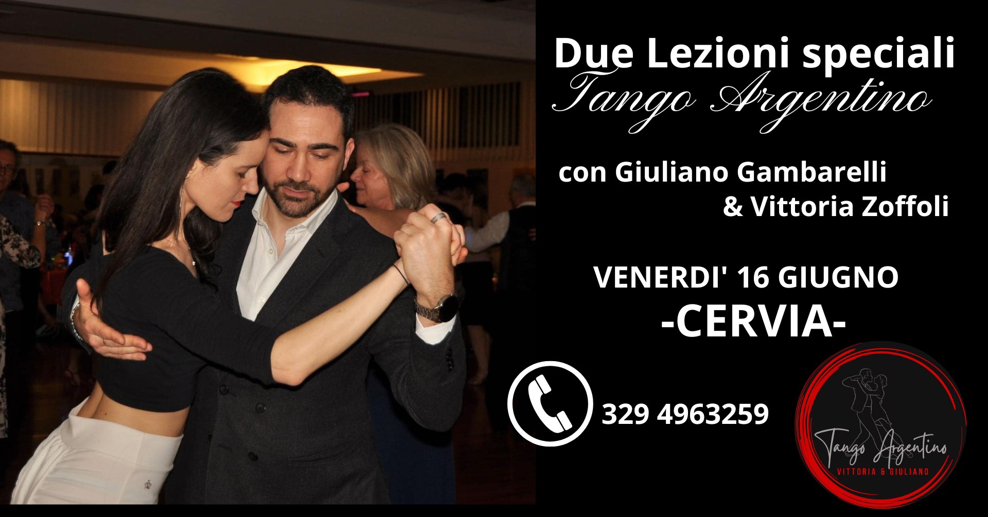 Due lezioni speciali di Tango Argentino aperte a tutti