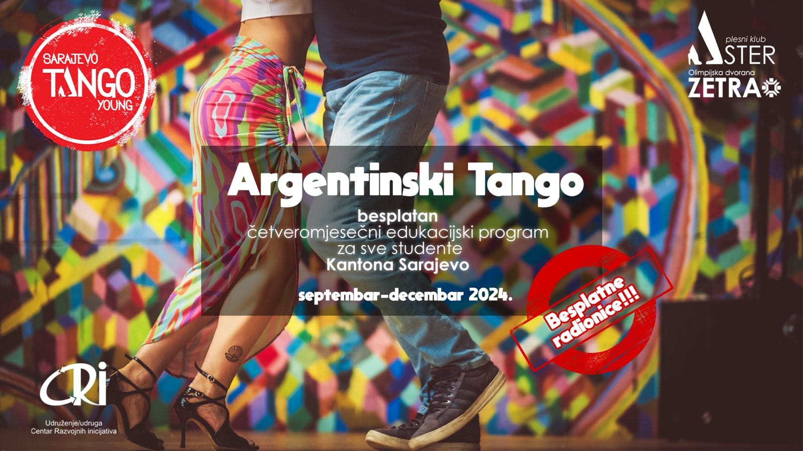 Sarajevo Tango Young - besplatne radionice za studente iz Kantona Sarajevo