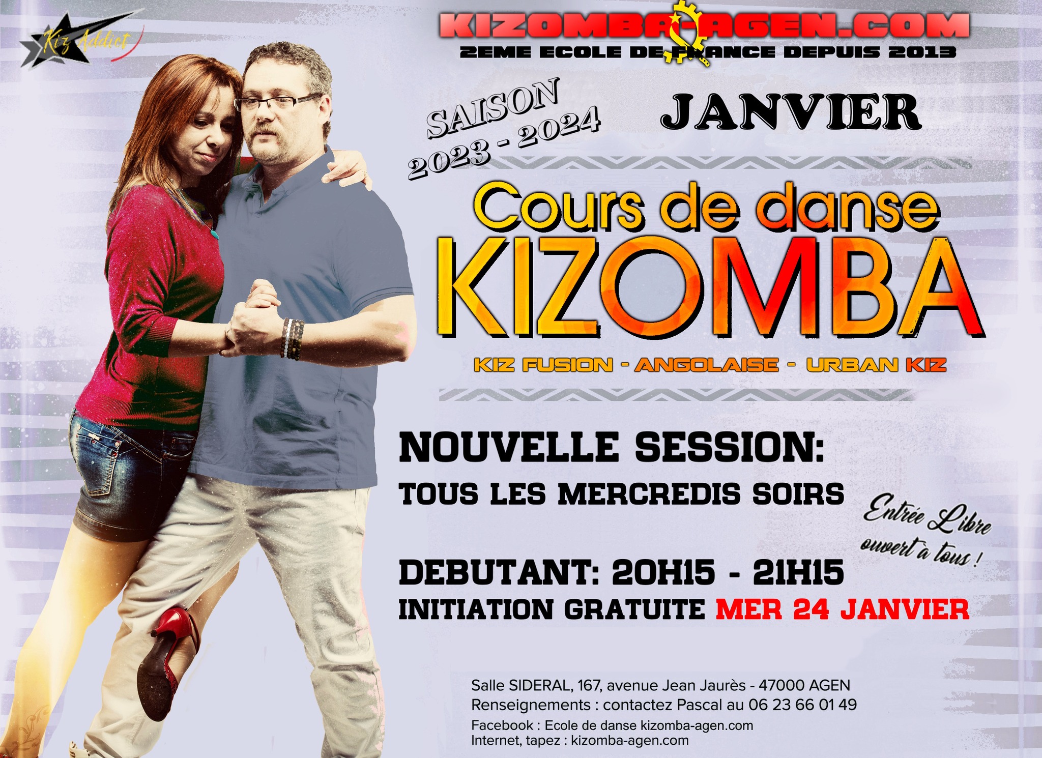 Kizomba-agen: Nouvelle Session DEBUTANT