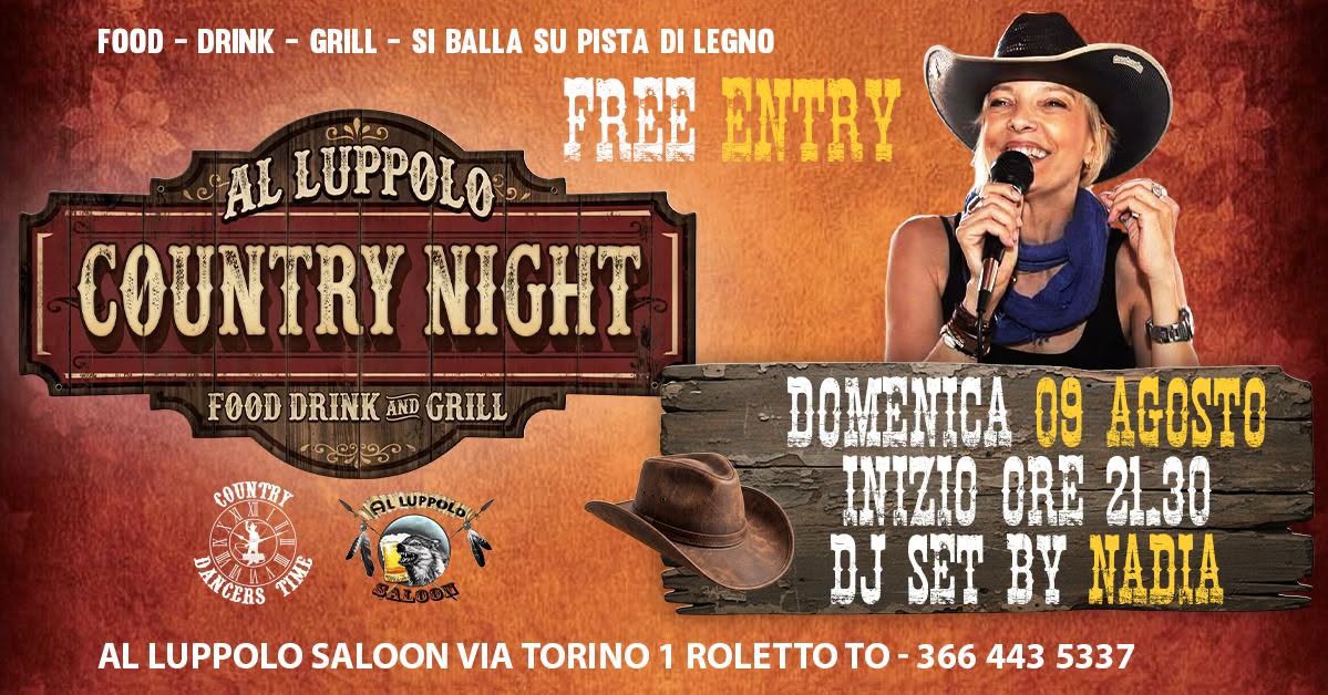 Country Night La Domenica che ci Piace-Dj Nadia cdt
