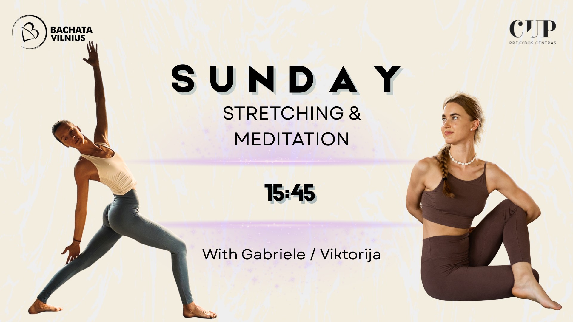 JOGA Sekmadieniais 🧘♀️ Išbandyk NEMOKAMAI Sausį su Viktorija💜