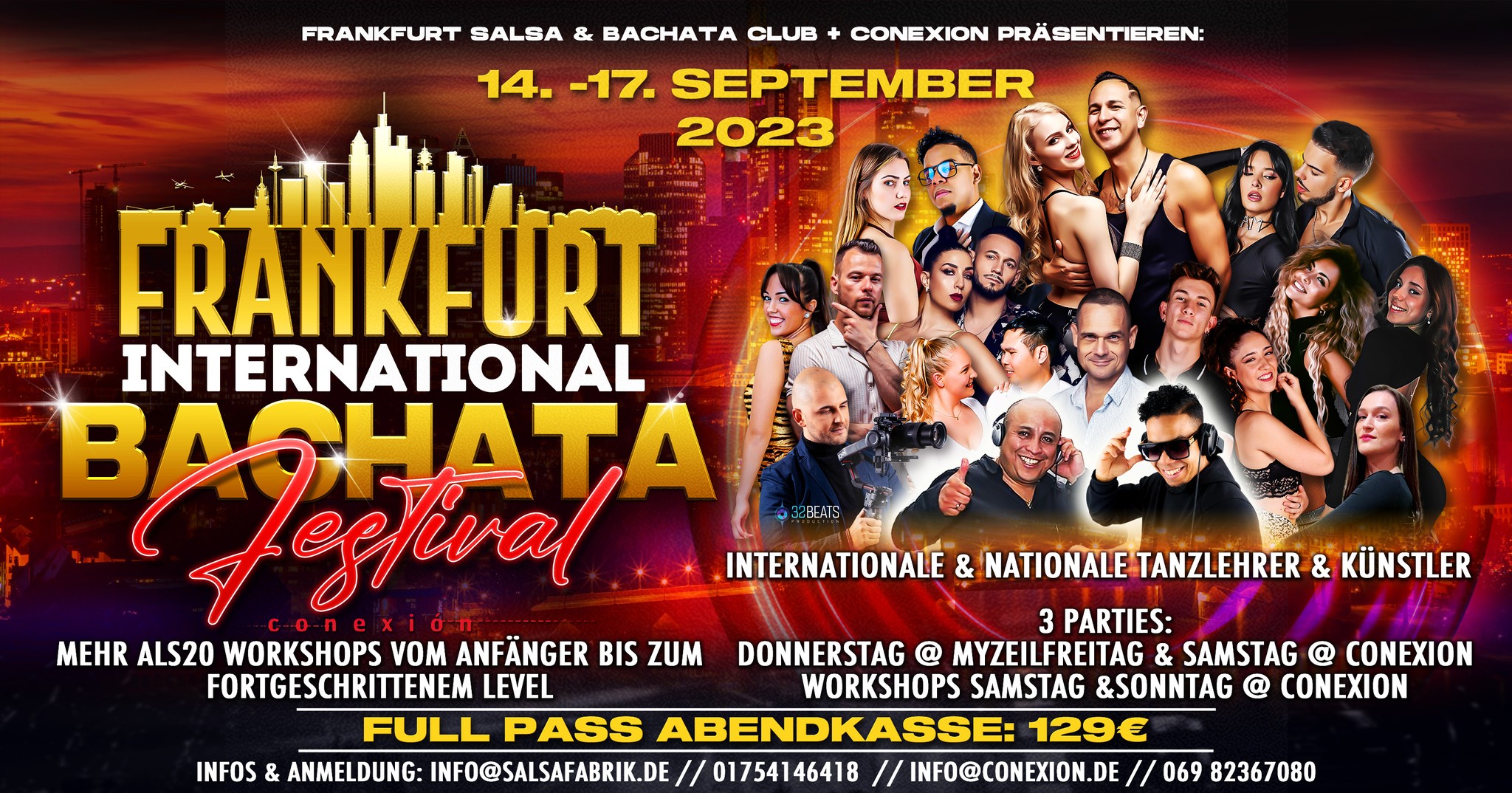 International Bachata Festival Frankfurt - 14. - 17. September 2023